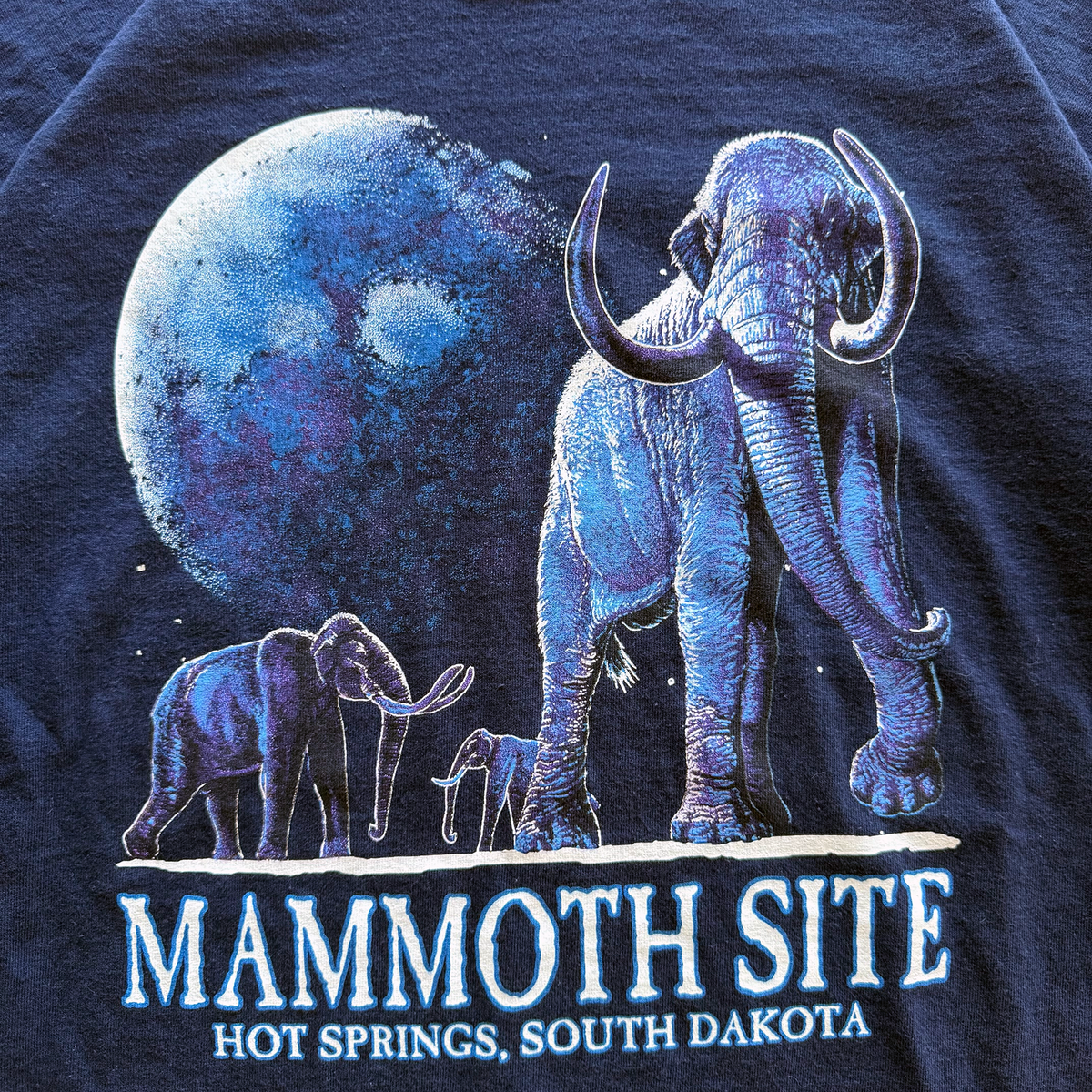 Vintage 2006 Y2K Mammoth Site Museum Souvenir Tee