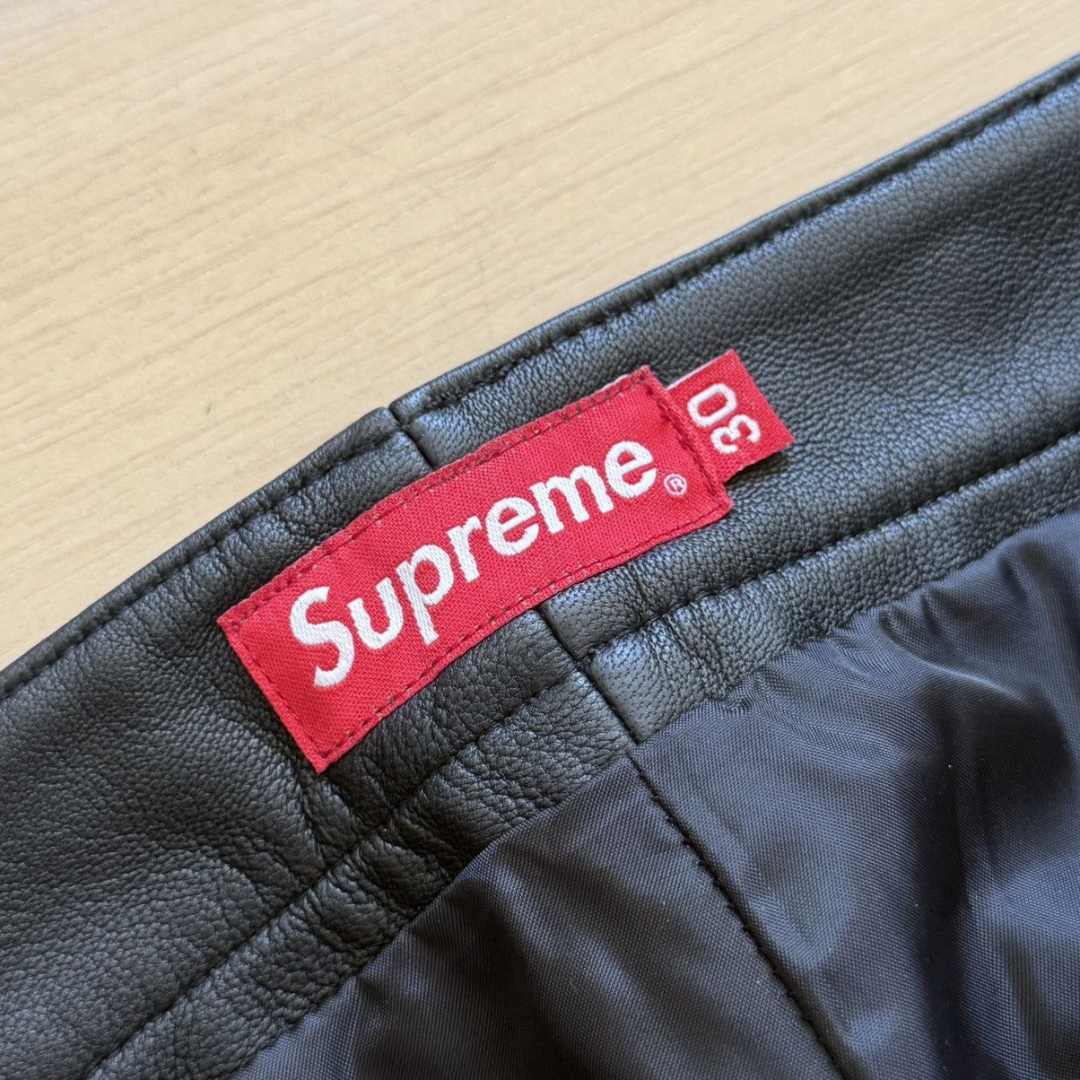 Supreme FW22 Leather 5-Pocket Jeans