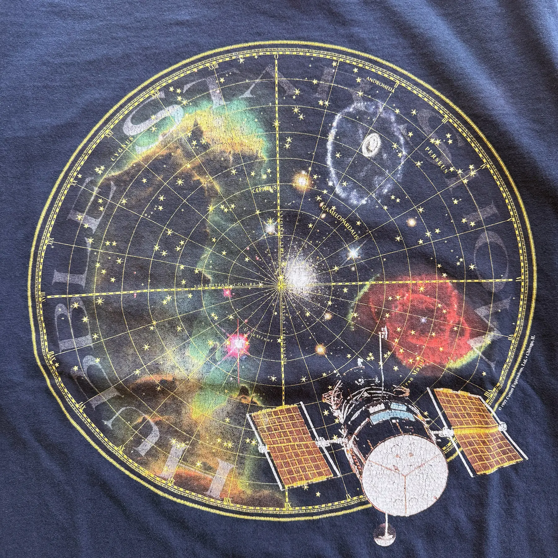 Vintage 1997 NASA Hubble Space Telescope Astronomy Tee