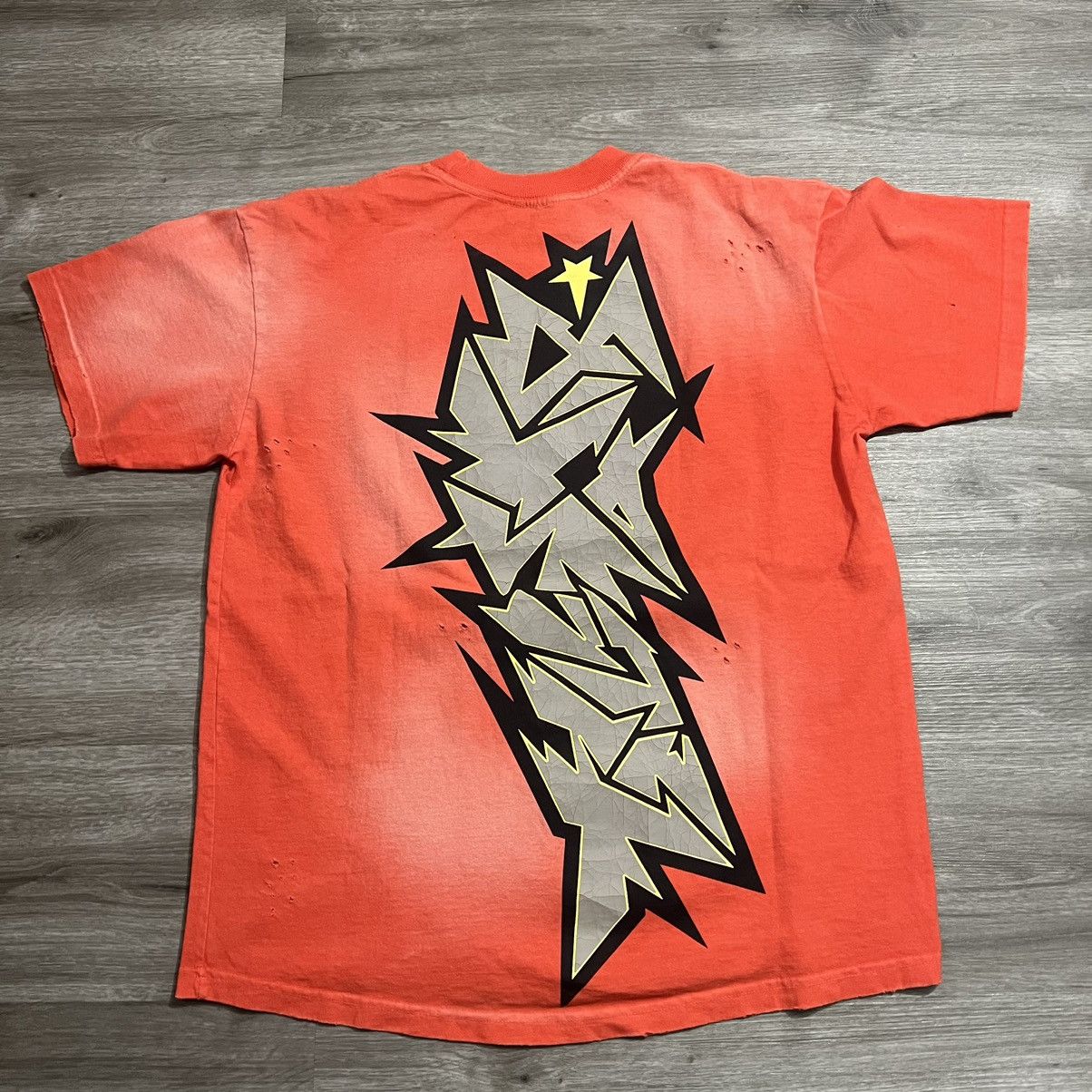 Hellstar Crack Print Logo Tee