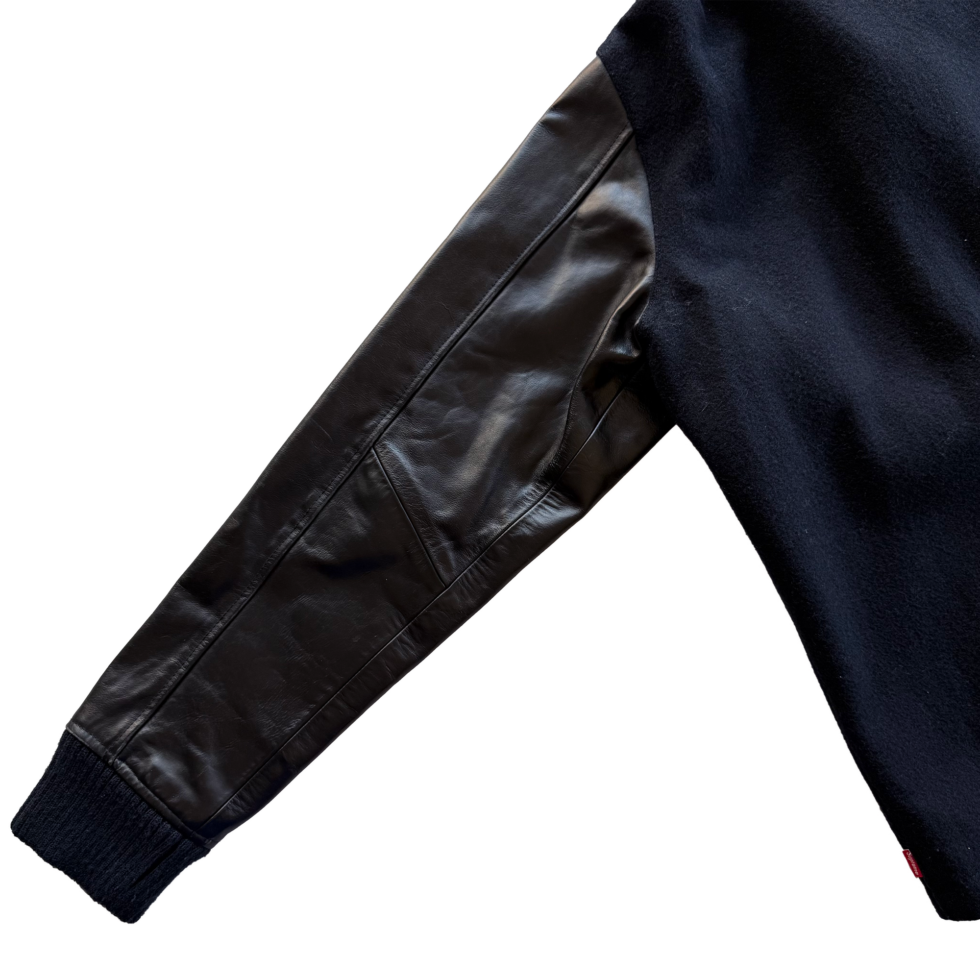 Supreme FW11 Miners Wool Leather Varsity Jacket