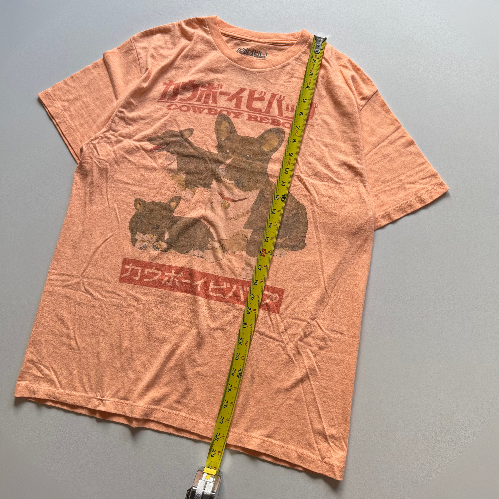 Vintage 2010s Cowboy Bebop Ein Corgi Sunrise Funimation Tee (Large)