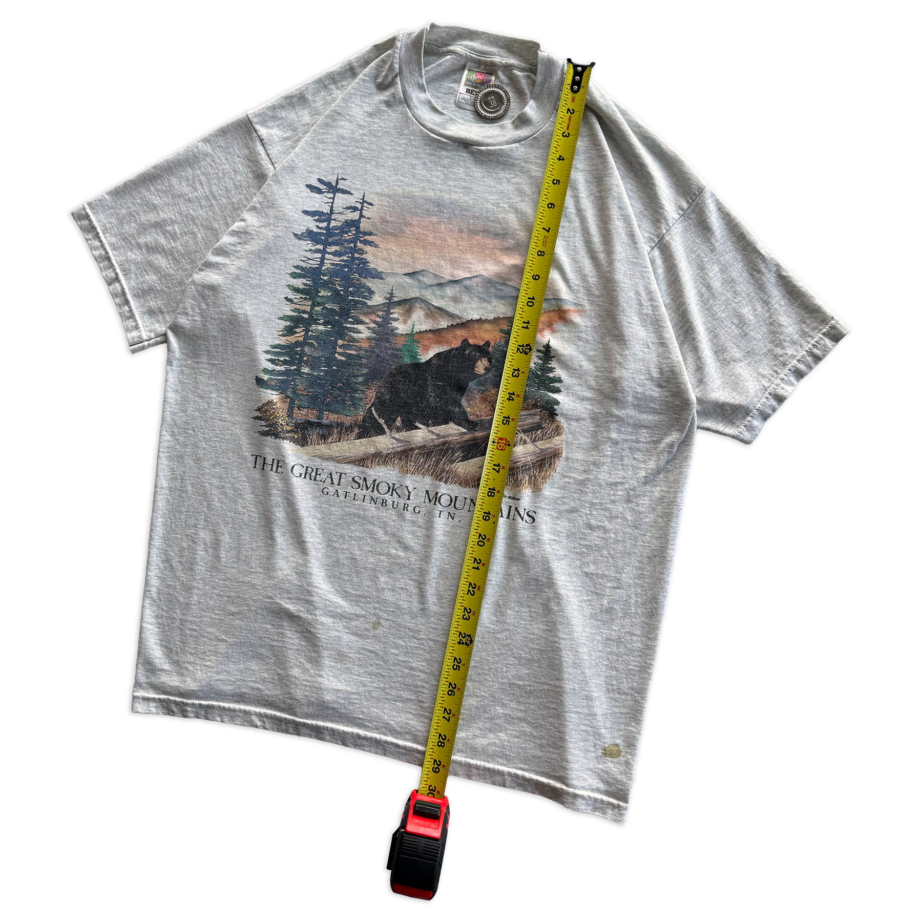 Vintage 1998 Great Smoky Mountains Black Bear Nature Tee