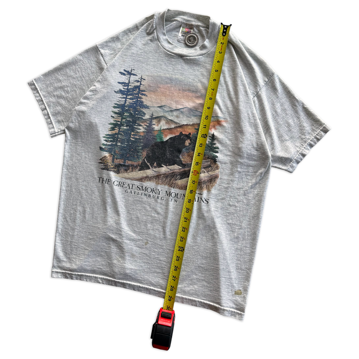 Vintage 1998 Great Smoky Mountains Black Bear Nature Tee
