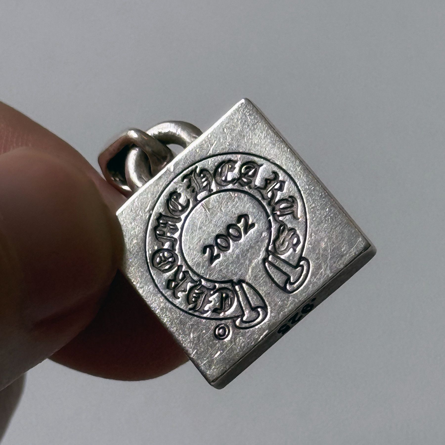 Chrome Hearts Framed Letter "T" Alphabet Charm Pendant