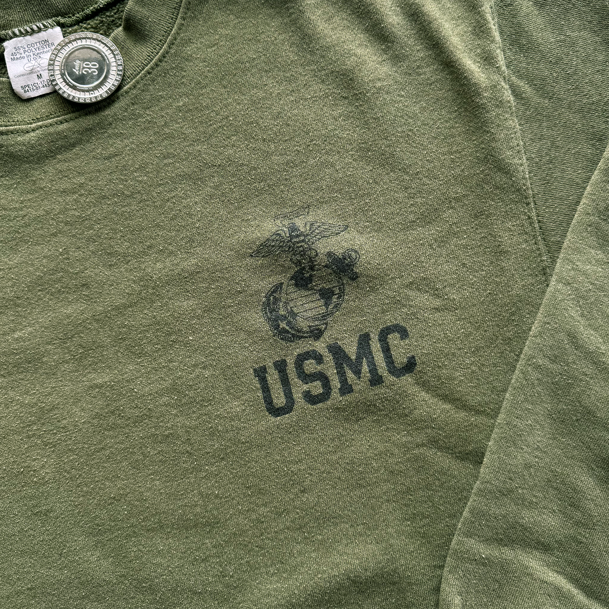Vintage 1990s Campbellsville Apparel USMC Sweatshirt