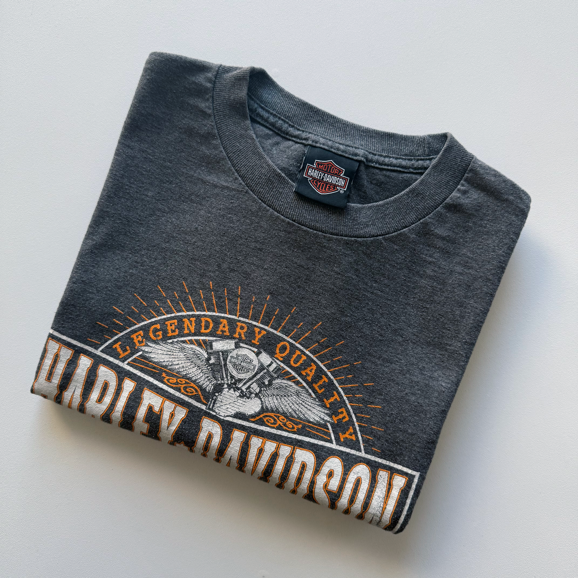 Vintage Harley Davidson 2015 Angel Wings Tee