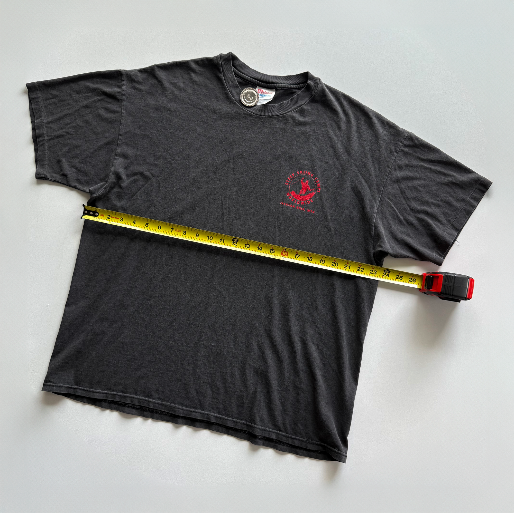 Vintage 1990s Steep Skiing Camps Jackson Hole Wyoming Tee