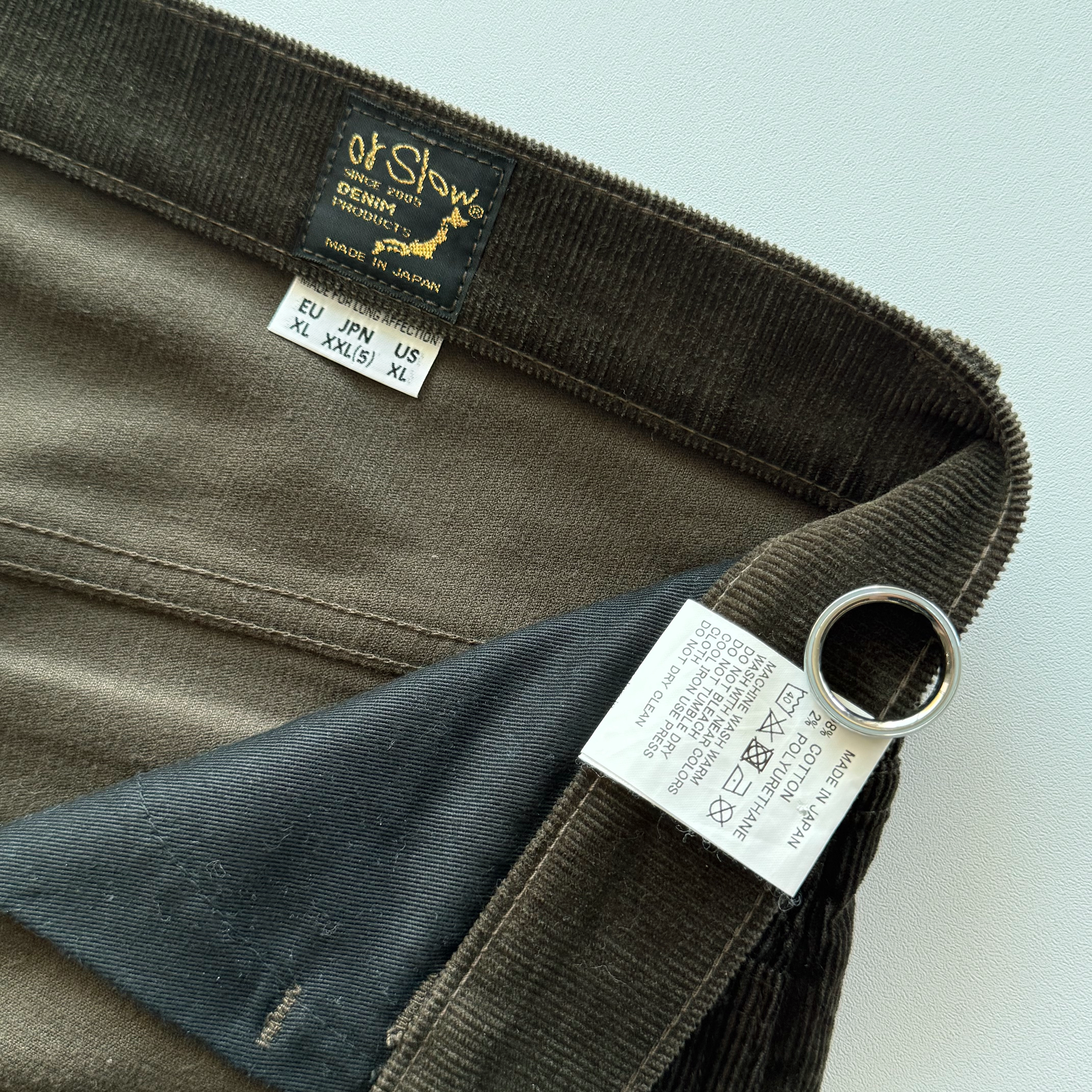 OrSlow Pen Slim Corduroy Pants