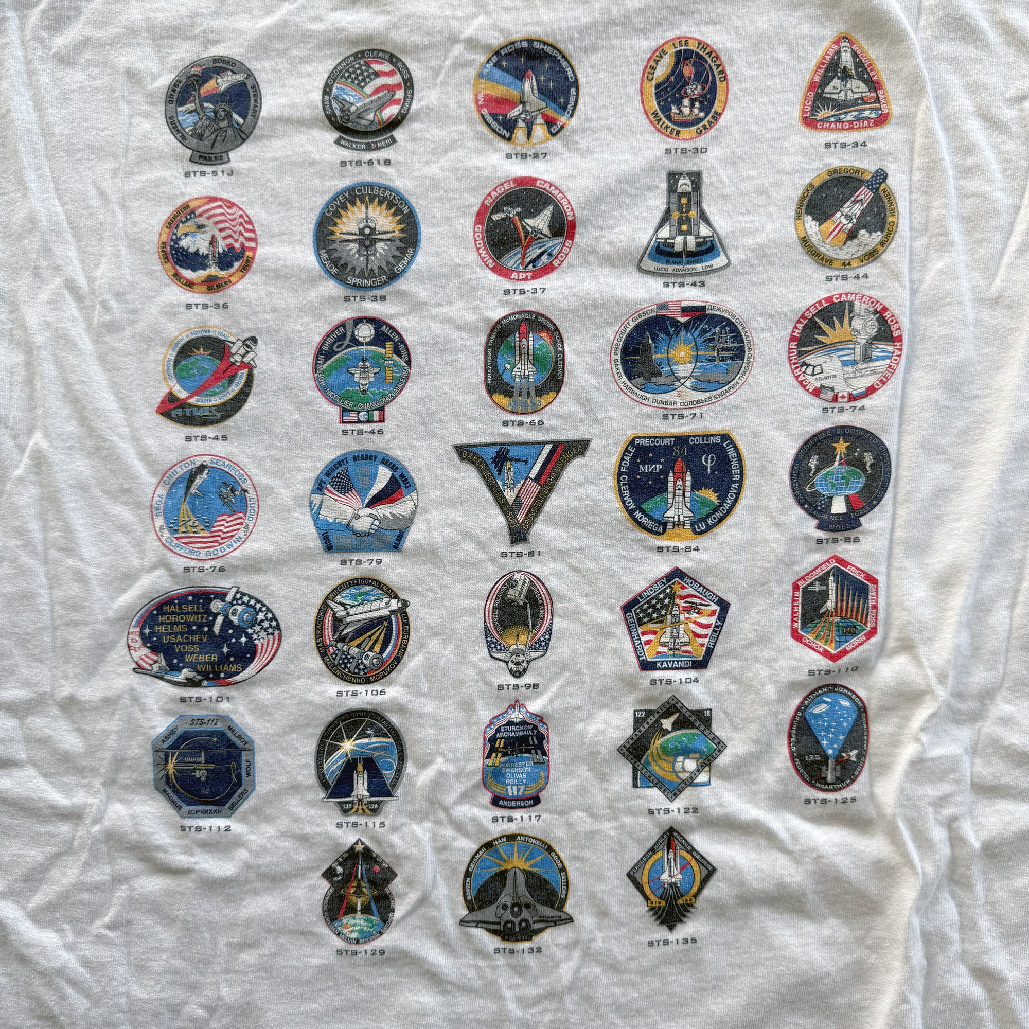Vintage 2011 NASA Atlantis STS-135 Tee