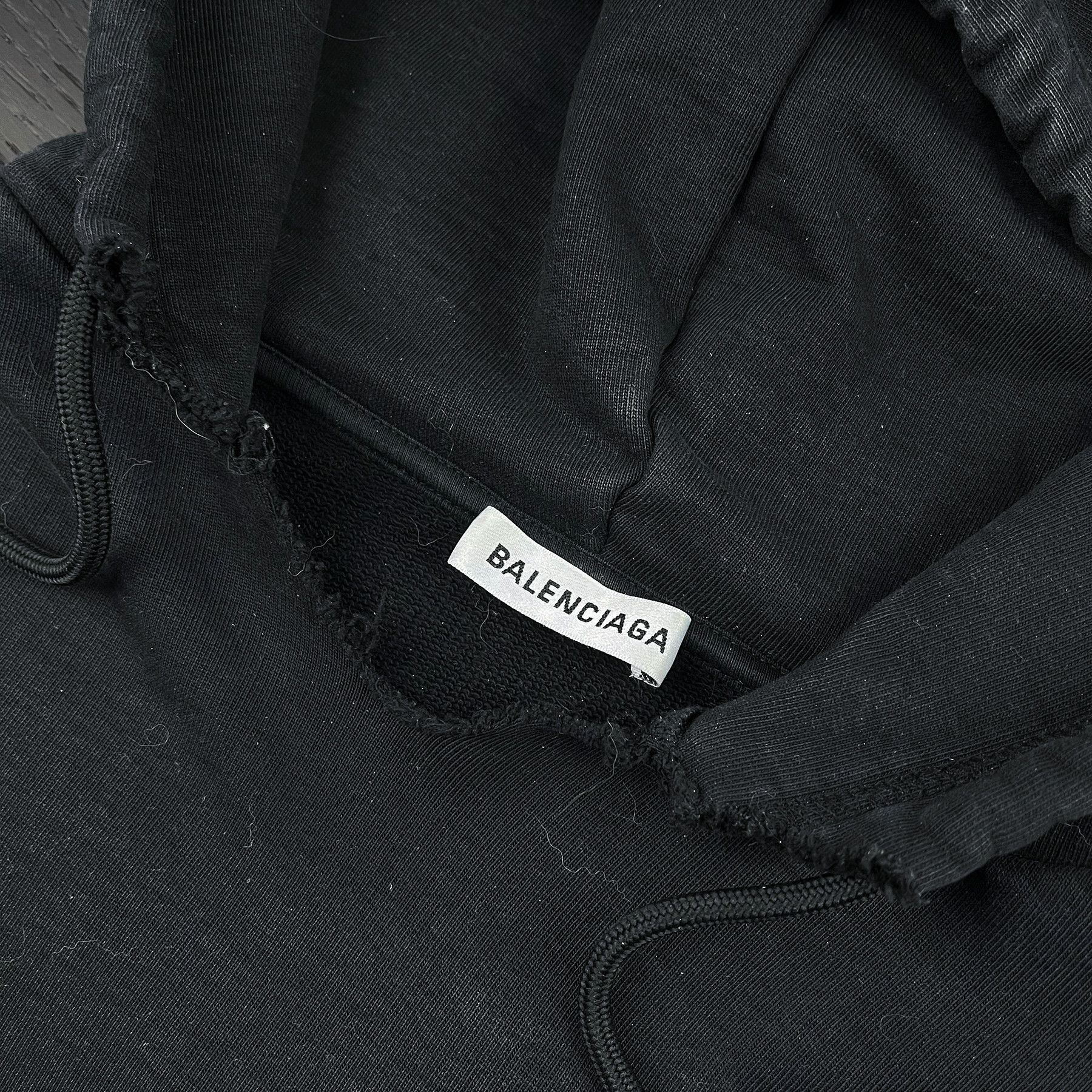 Balenciaga 2017 Campaign Beater Hoodie