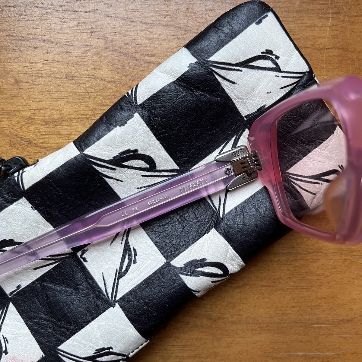 Chrome Hearts x Matty Boy "TV Party" Pink Sunglasses