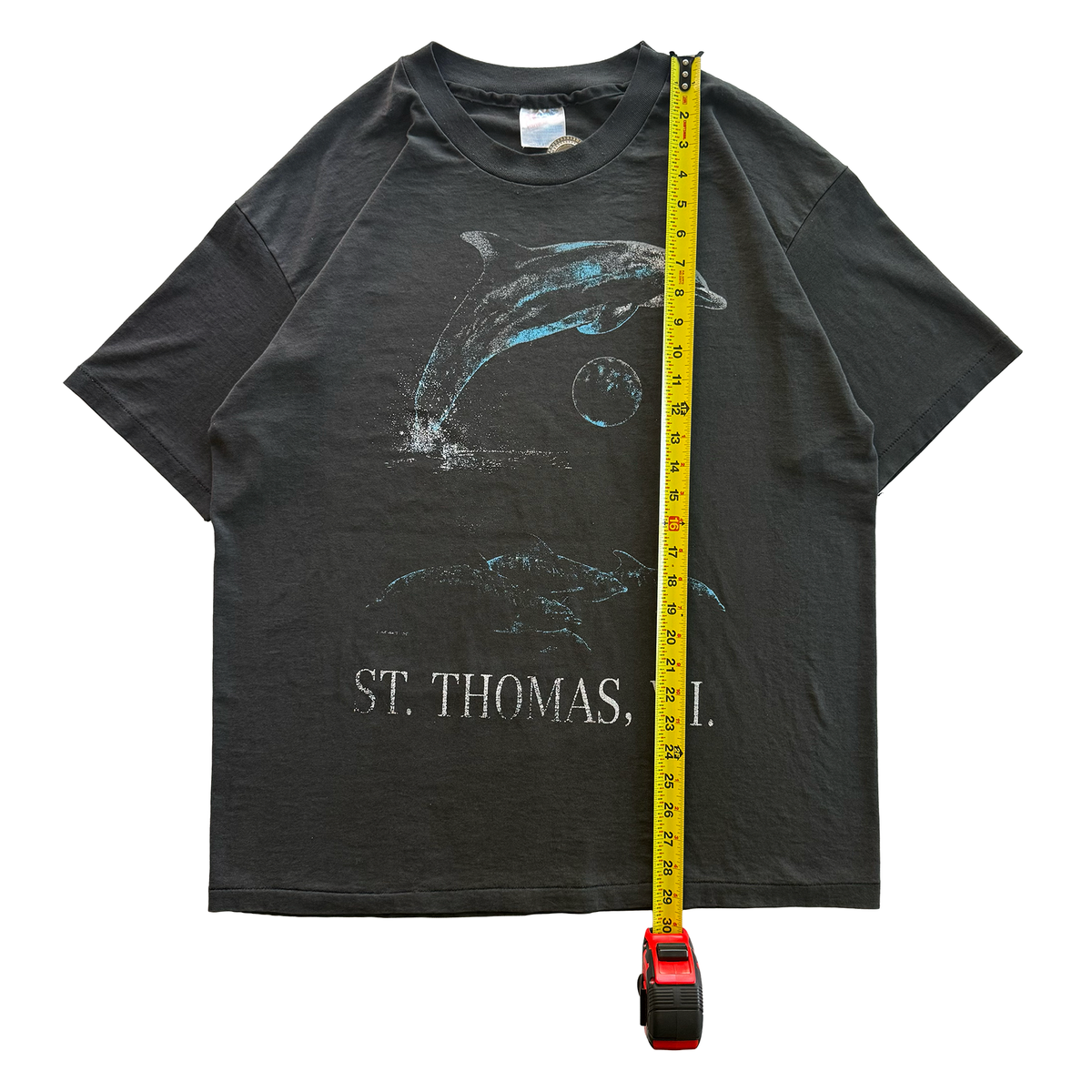 Vintage 1993 St. Thomas Virgin Islands Dolphin Souvenir Tee
