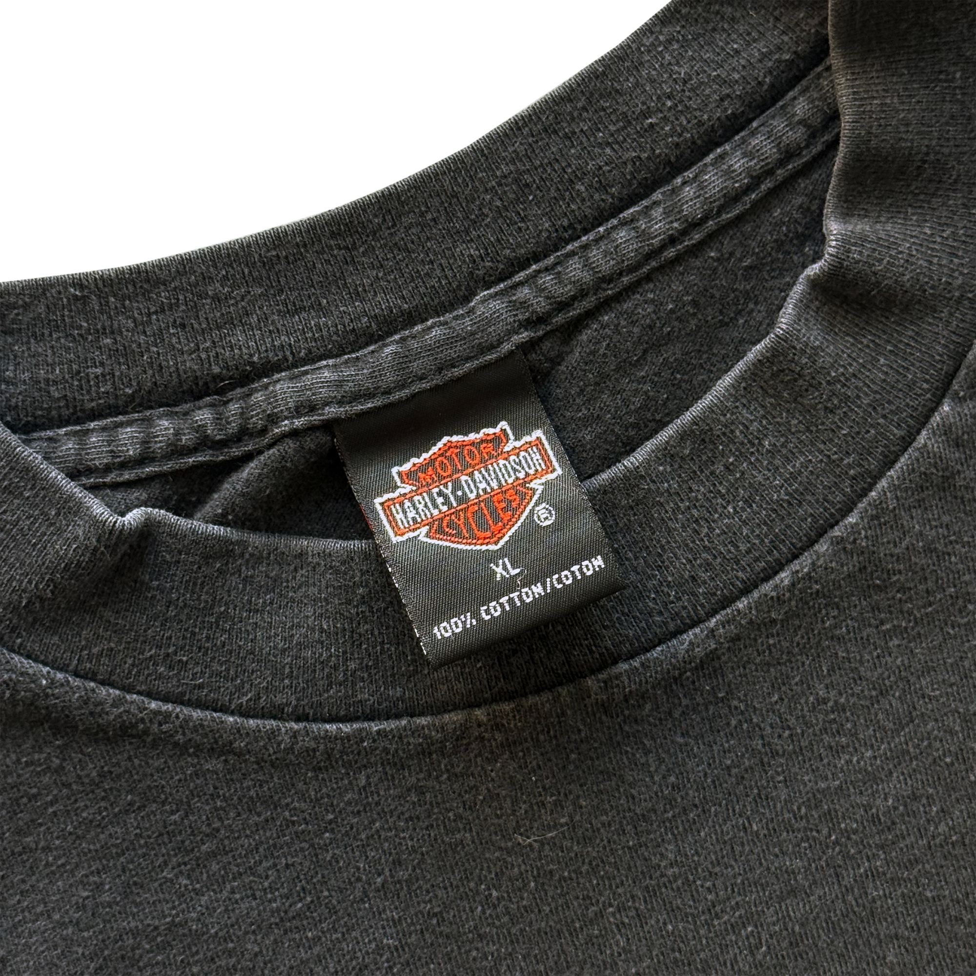 Vintage 1999 Harley Davidson Midnight Rider Purple Flame Tee