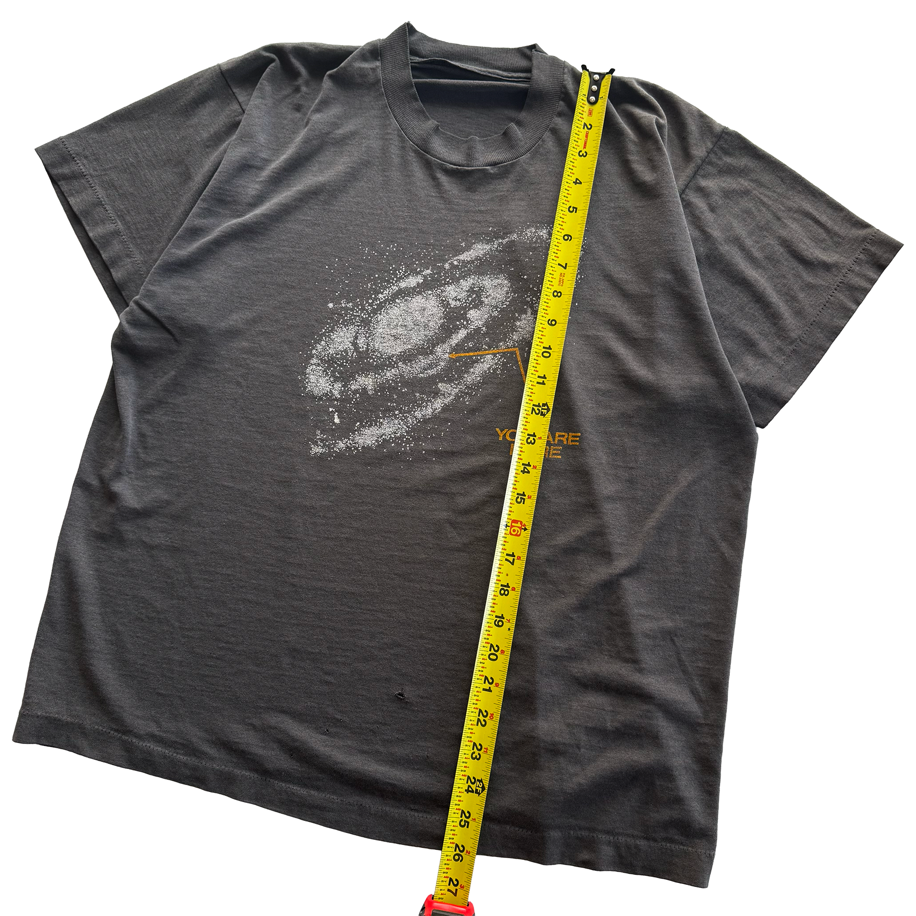 Vintage 1990s NASA You Are Here Galaxy Solar System Tee