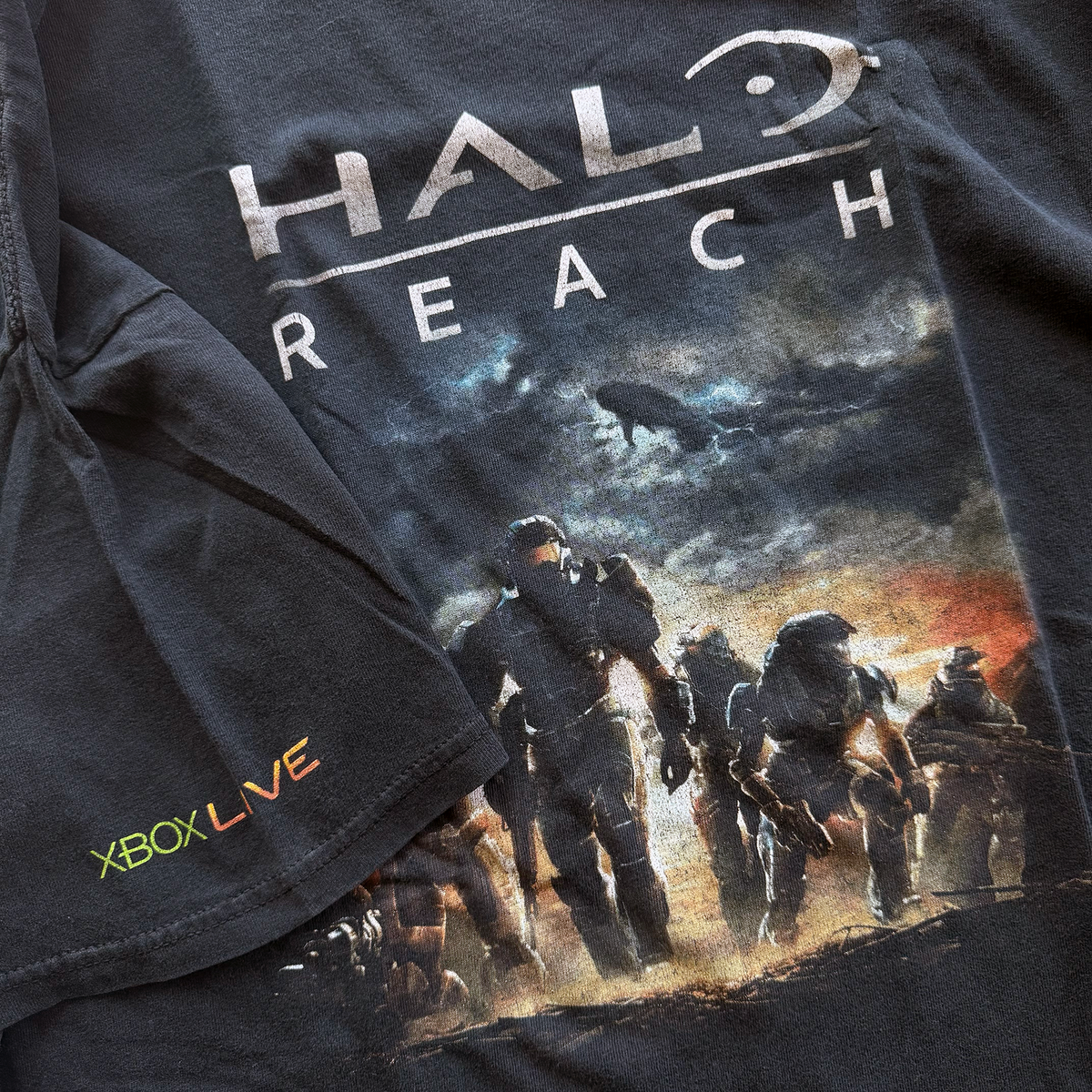 Vintage 2010 Halo Reach Noble Team Promo Tee