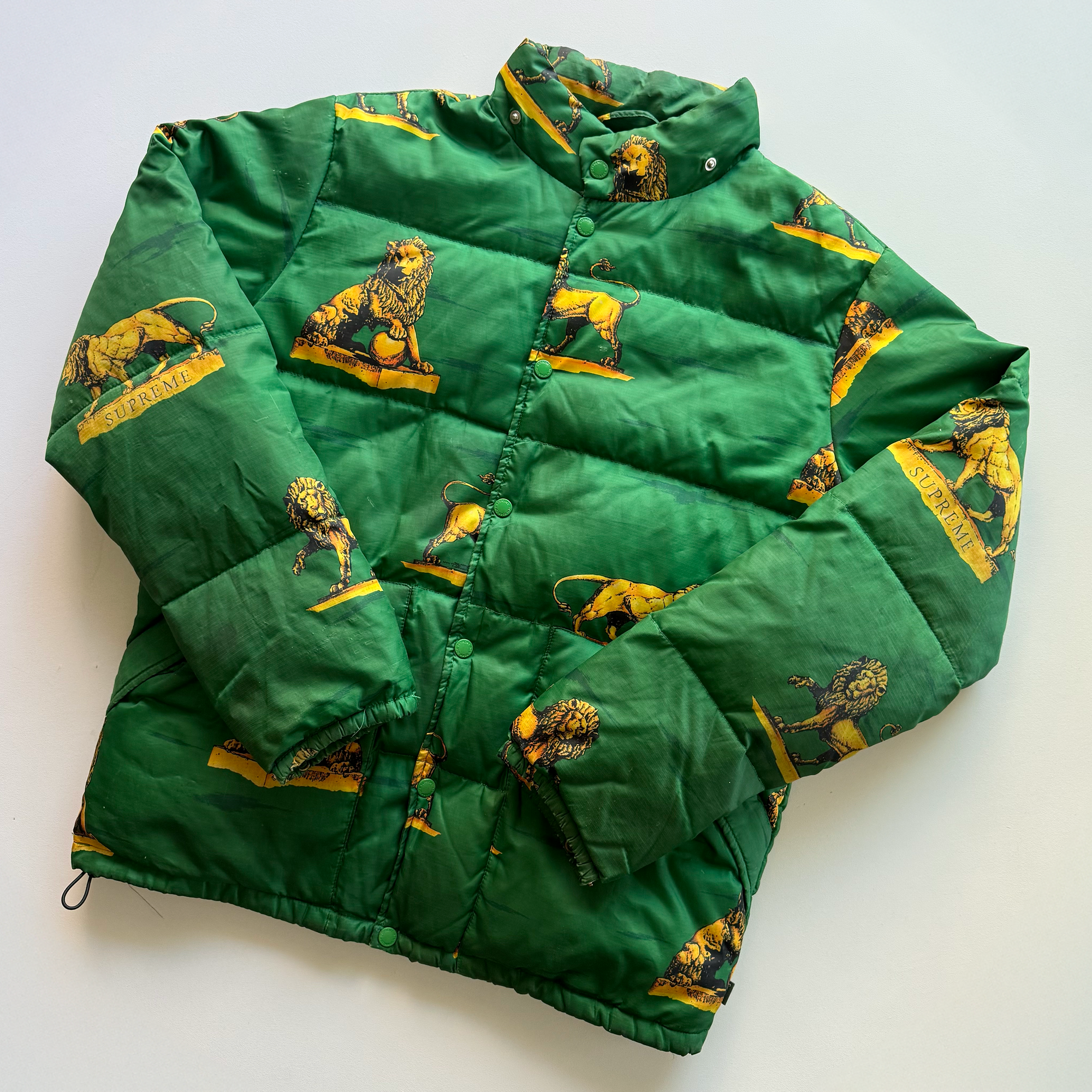 Supreme FW13 Lions Puffy Jacket