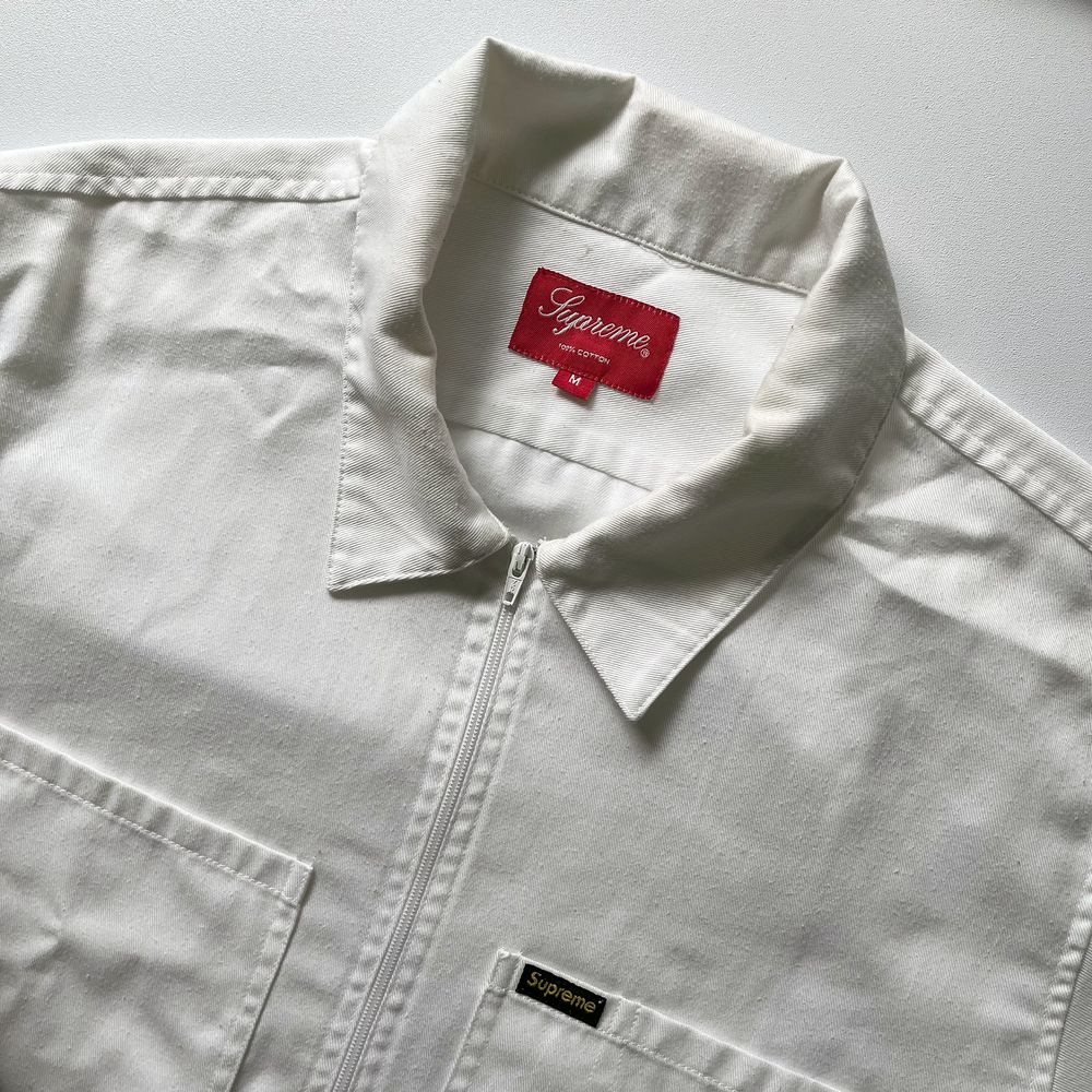 Supreme SS14 Half Zip Work Shirt