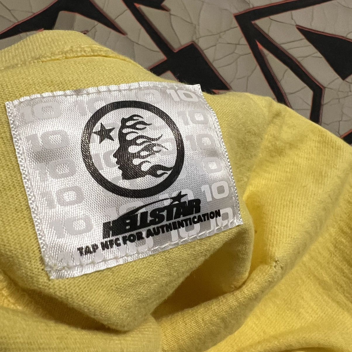 Hellstar Crack Print Logo Unreleased Tee