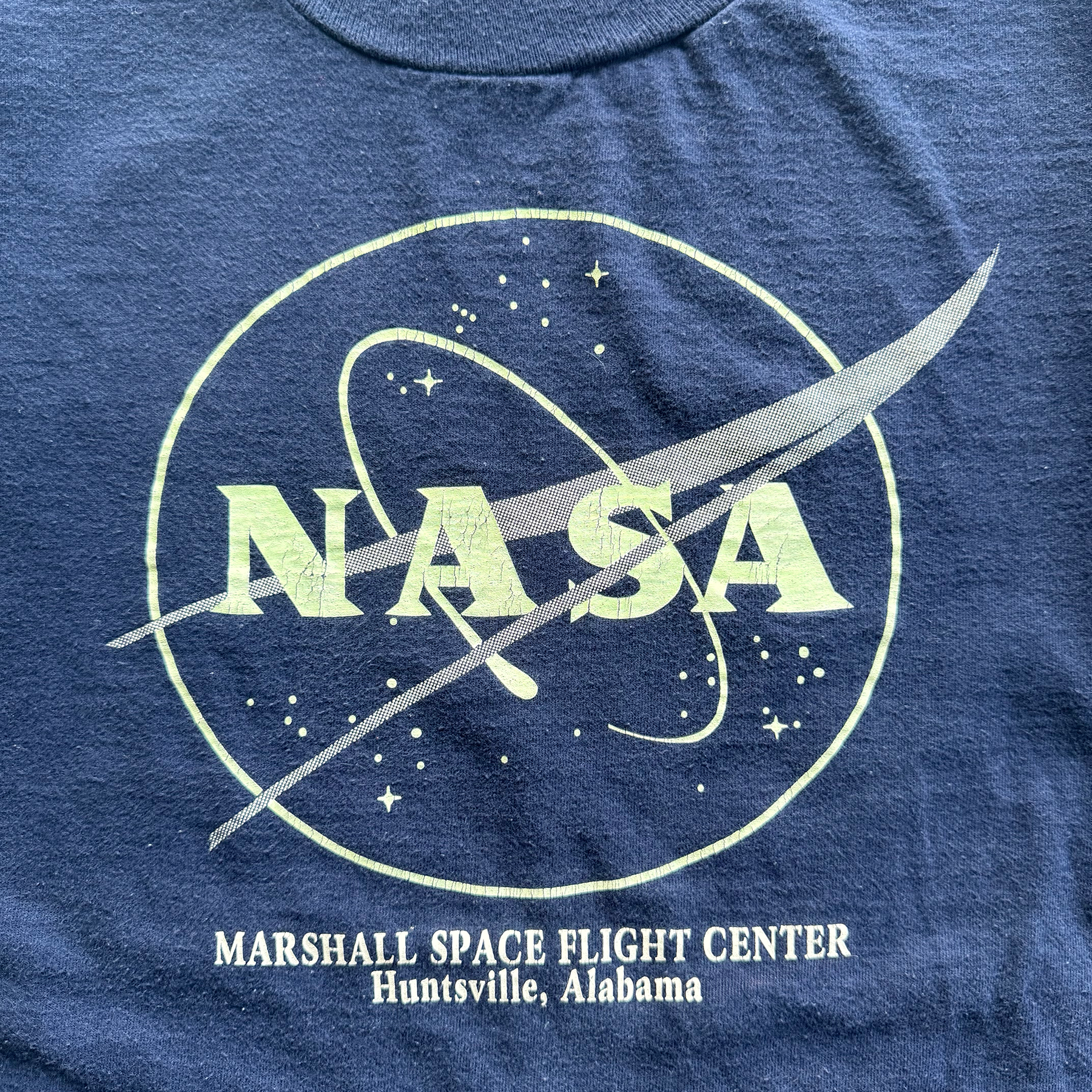 Vintage 1997 NASA Marshall Space Flight Center Glow Tee