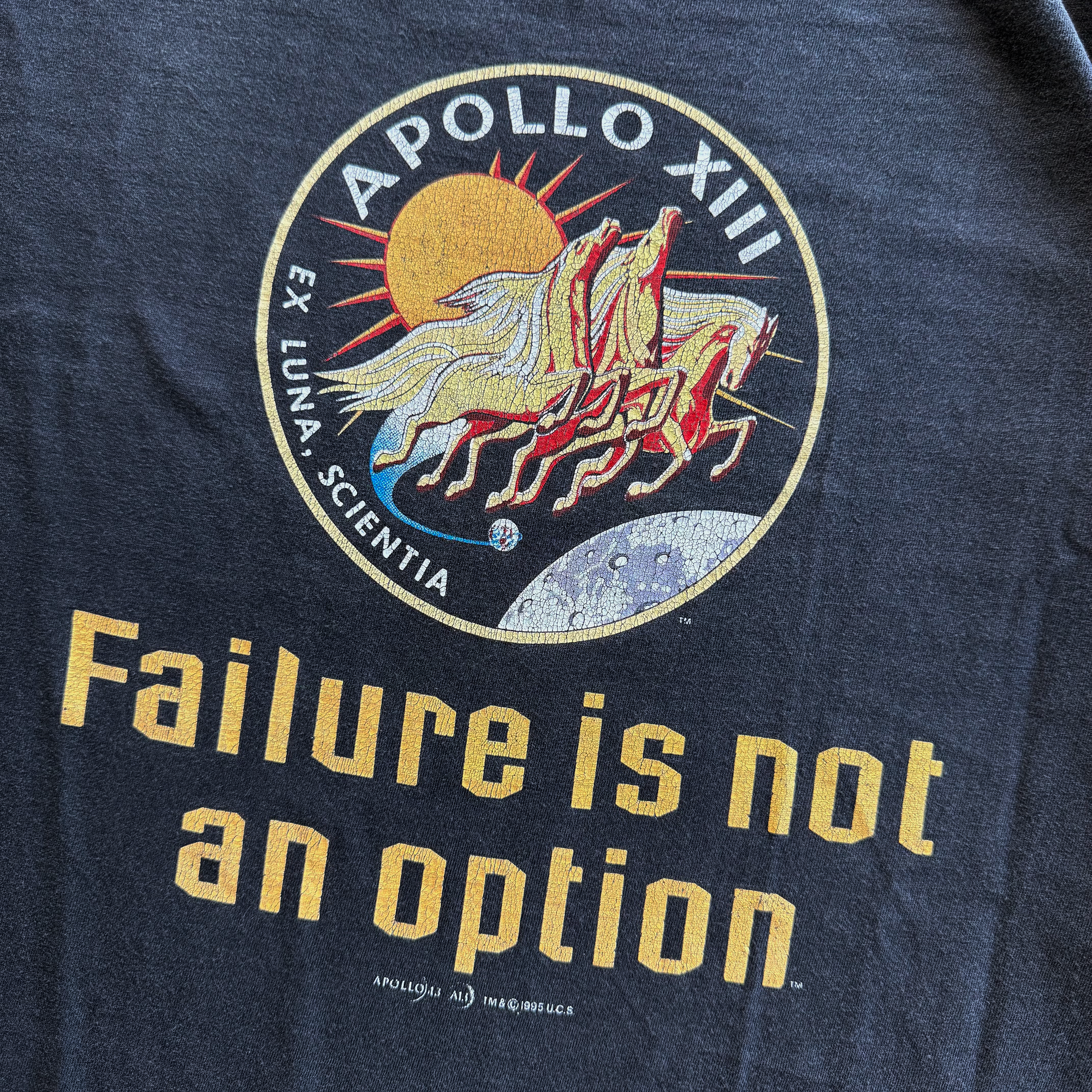 Vintage 1995 Apollo 13 "Failure Is Not An Option" Tee