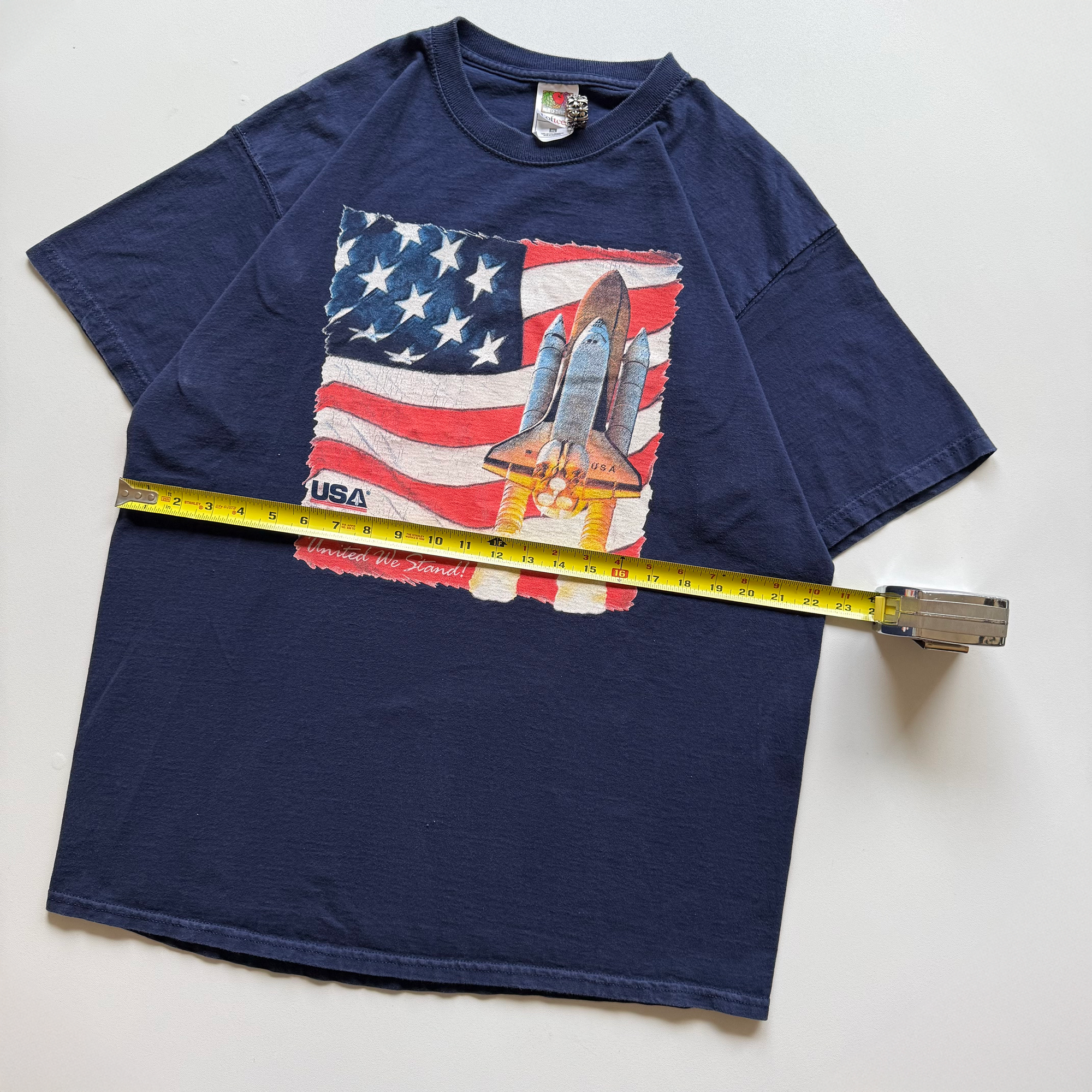Vintage 2000s NASA United Space Alliance Stamp Tee
