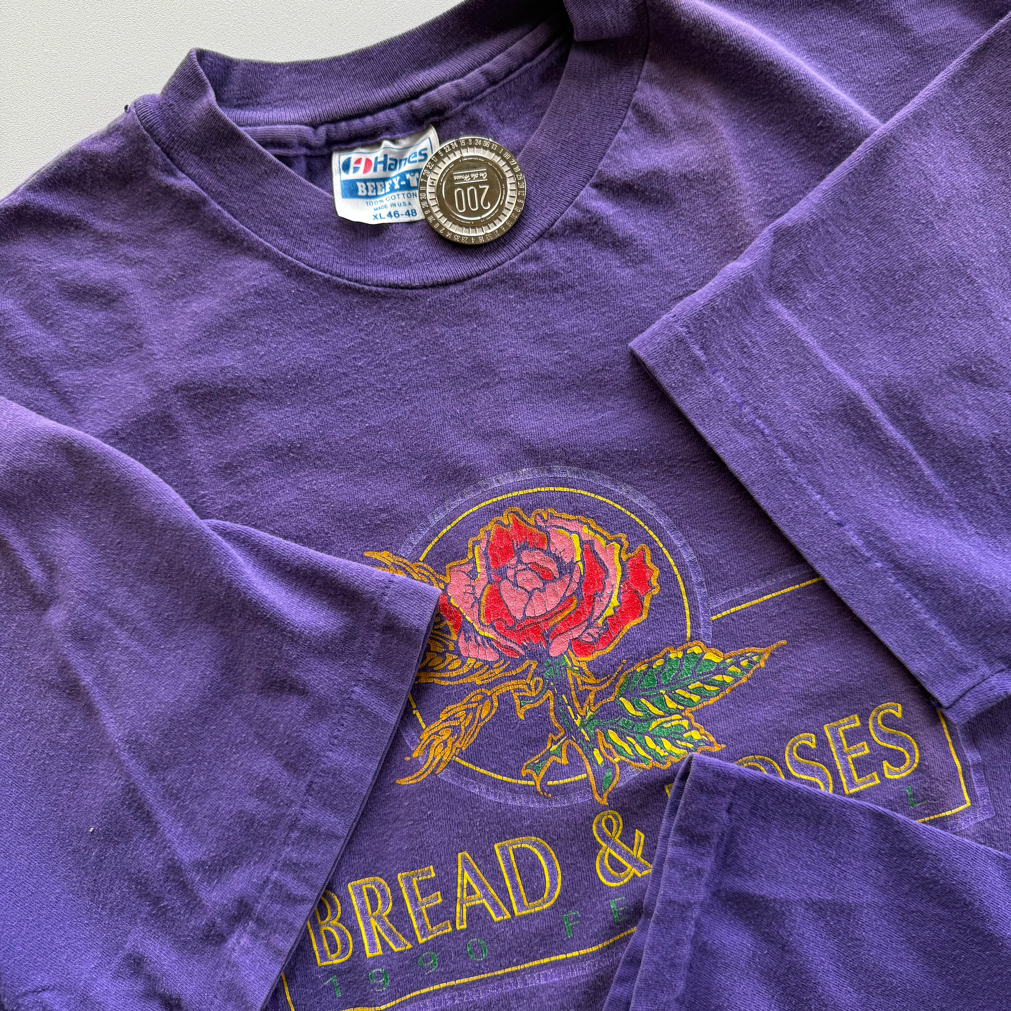 Vintage 1990 Bread And Roses Festival UC Berkeley Tee