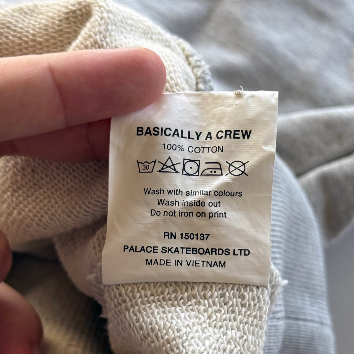 Palace FW18 Palace Basically A Crew Sweatshirt