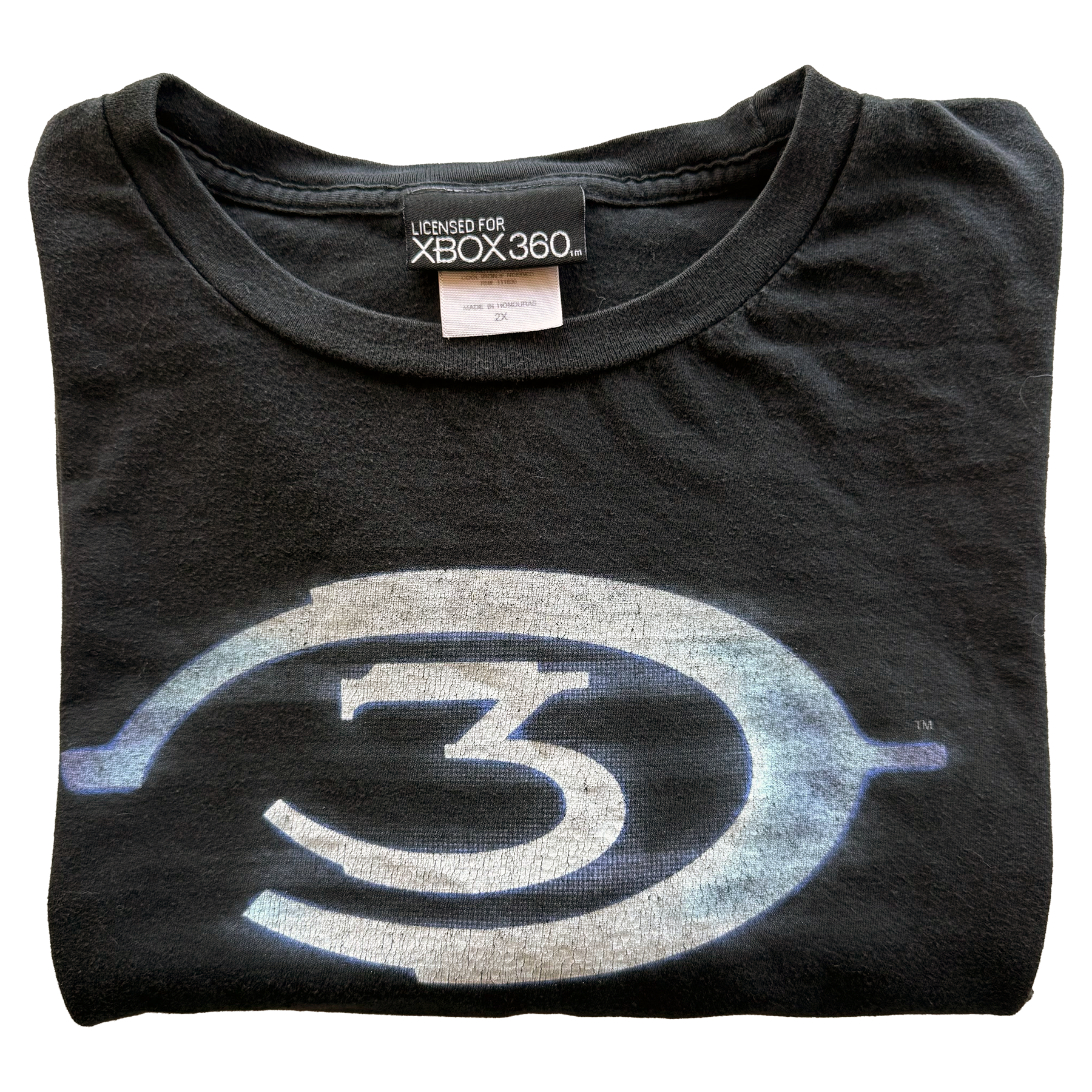 Vintage 2007 Halo 3 Logo Finish The Fight Promo Tee