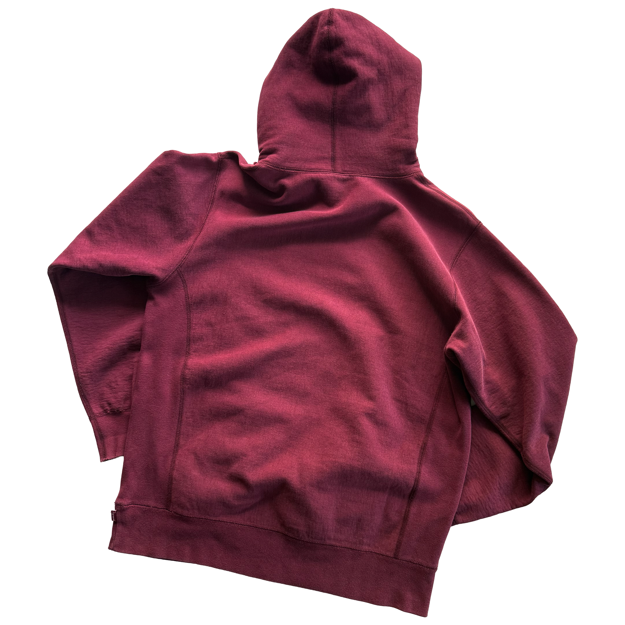 Supreme FW11 Burgundy Box Logo Hoodie
