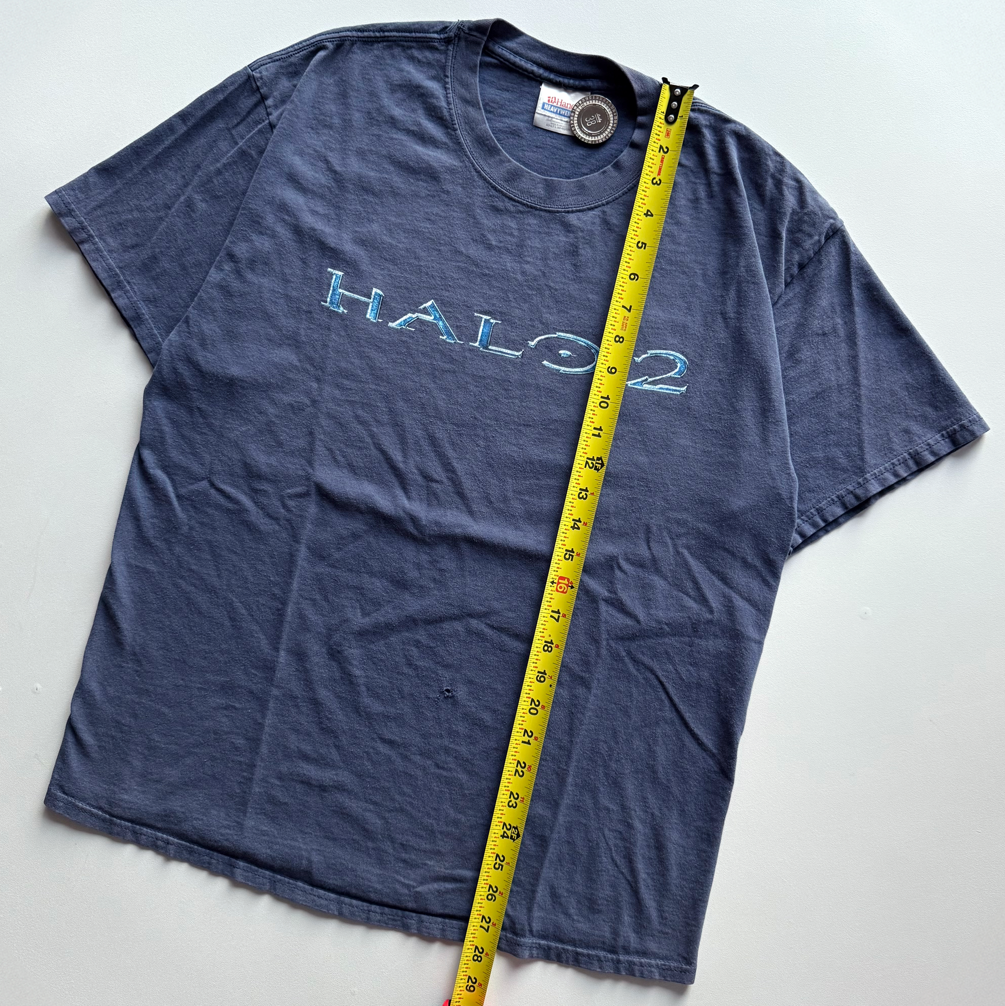 Vintage 2004 Halo 2 Icon Logo Tee