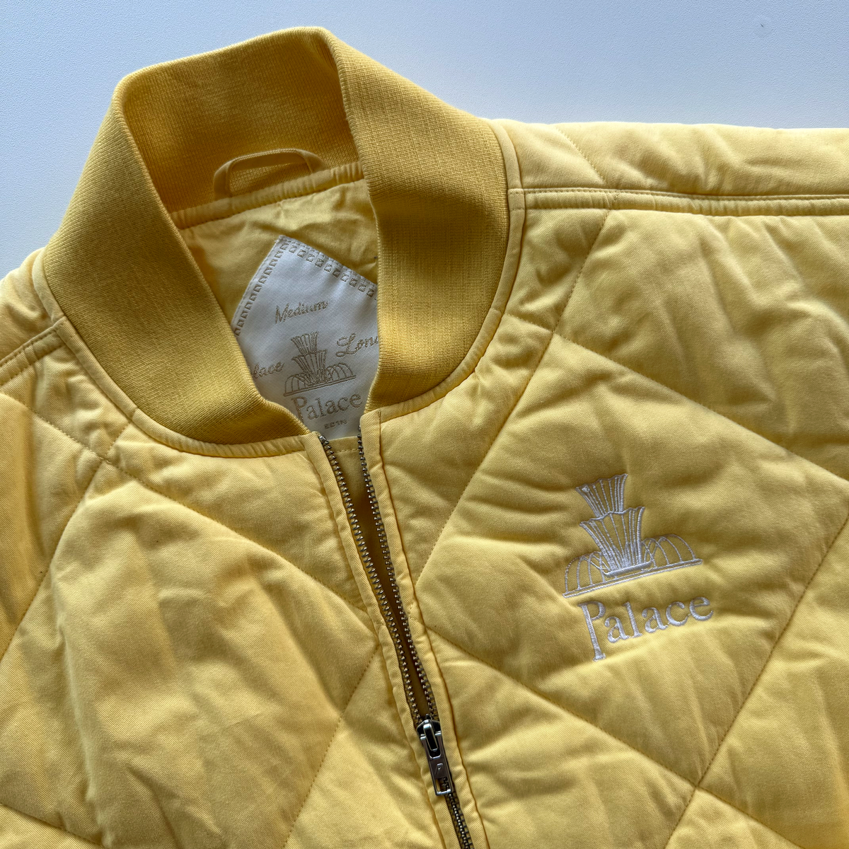 Palace SS21 London Fountain Diamond Quilted Bomber Jacket