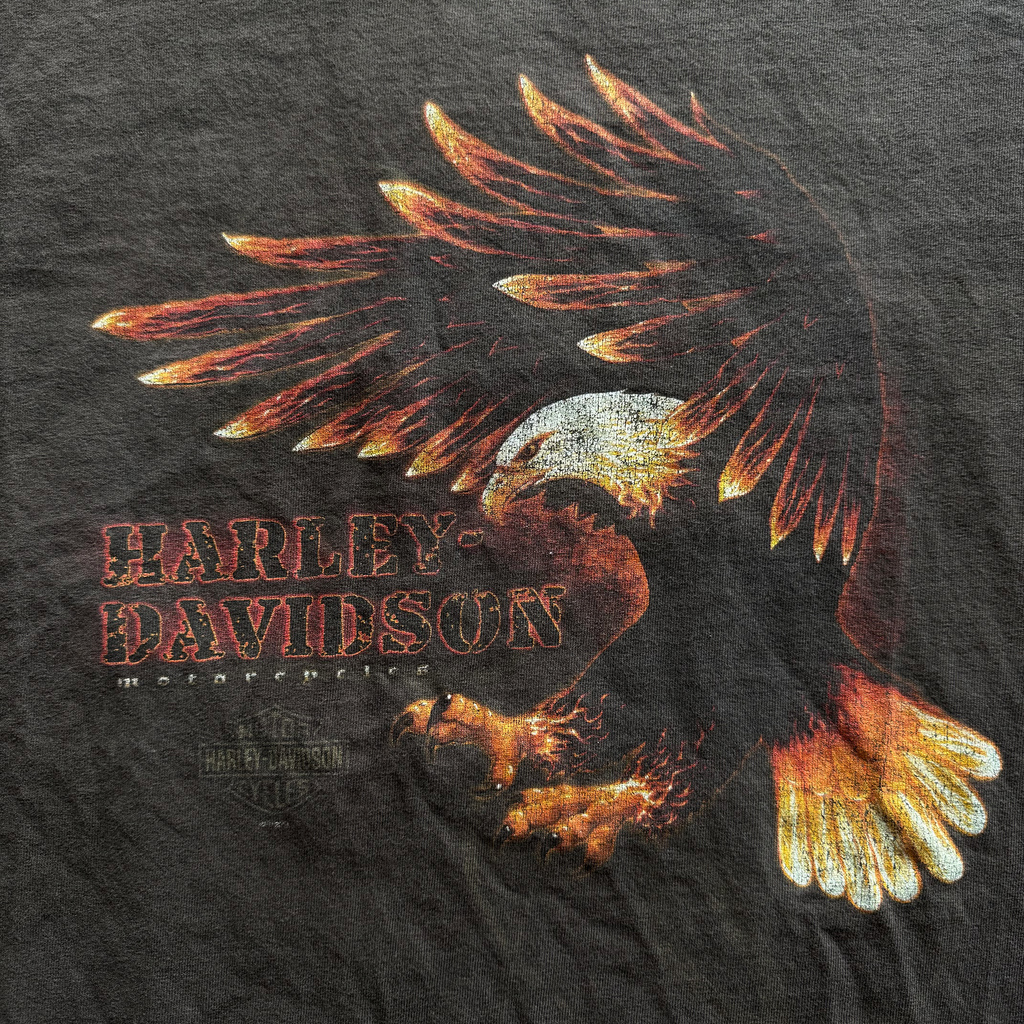 Vintage Harley Davidson 2000s Y2K Eagle L/S Tee