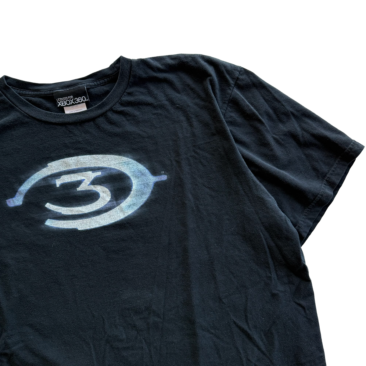 Vintage 2007 Halo 3 Logo Finish The Fight Promo Tee
