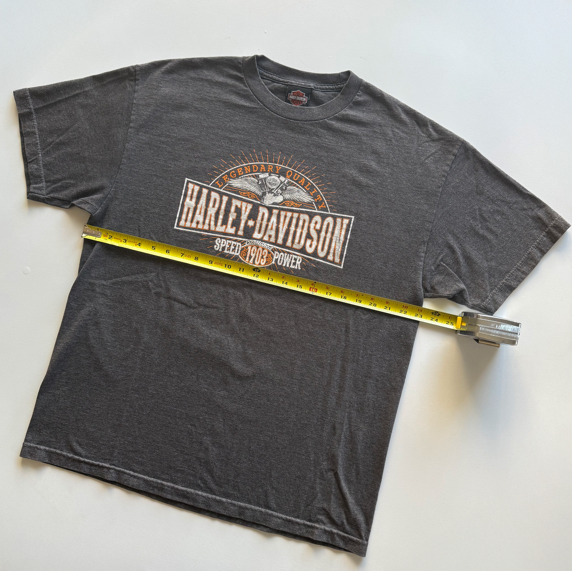 Vintage Harley Davidson 2015 Angel Wings Tee