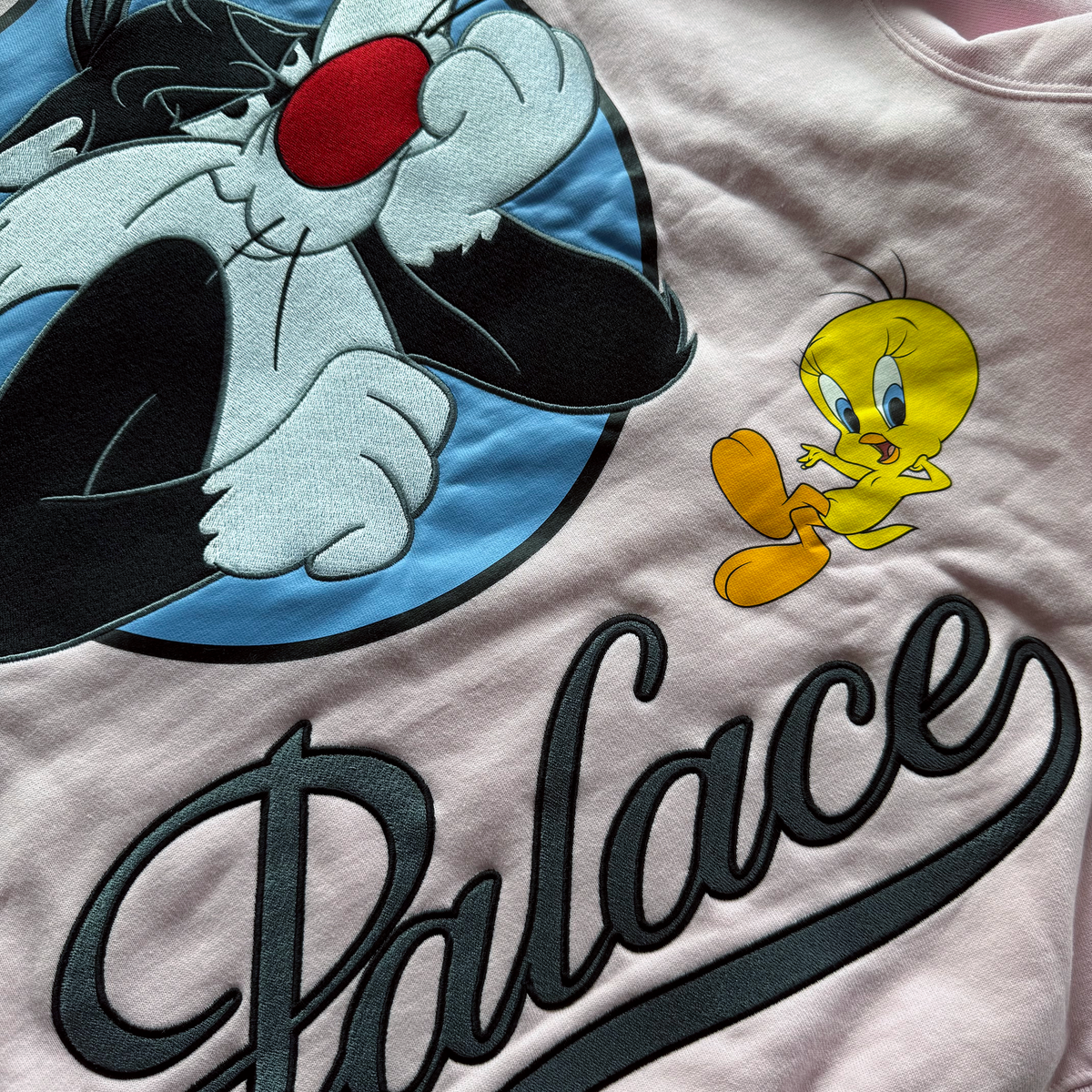 Palace x UGG FW25 Looney Tunes Sylvester Tweety Hoodie