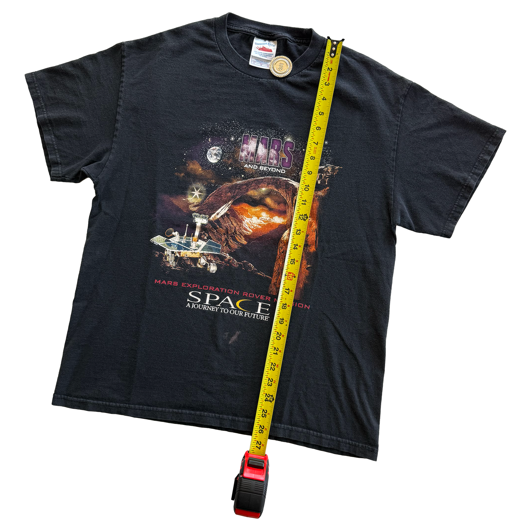 Vintage 2003 NASA Mars & Beyond Exploration Mission Tee
