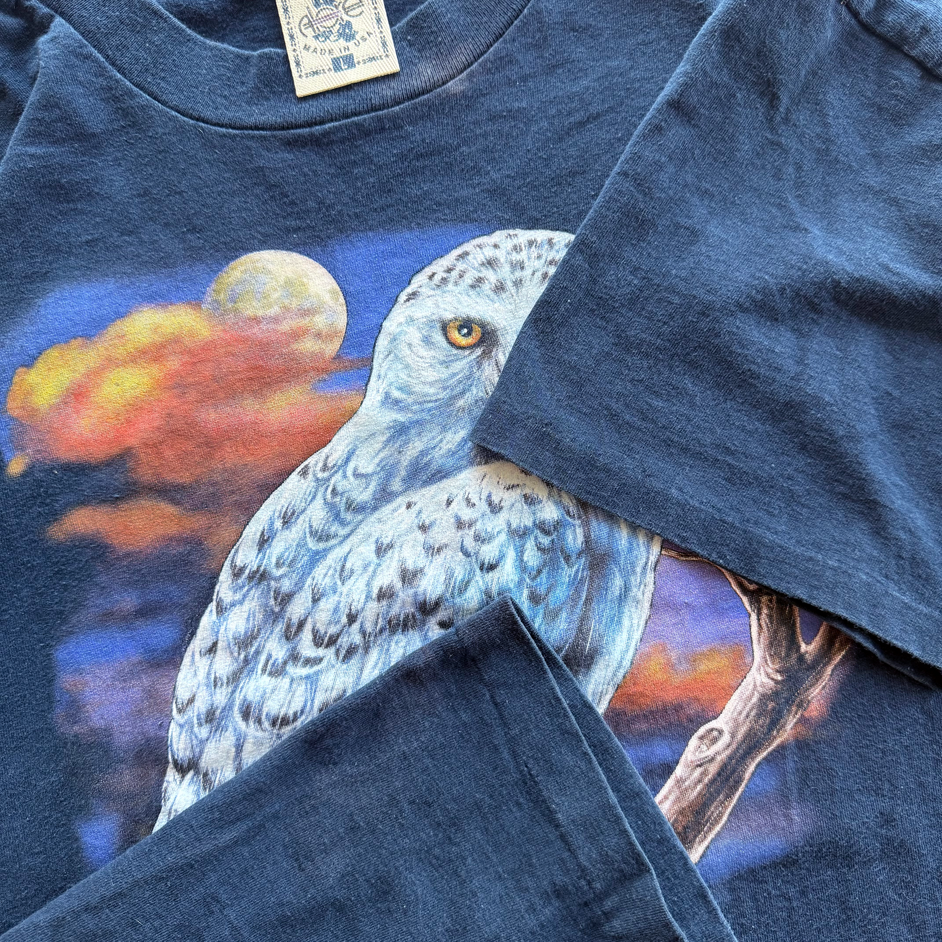 Vintage 1990s Vintage Snowy Owl Tee