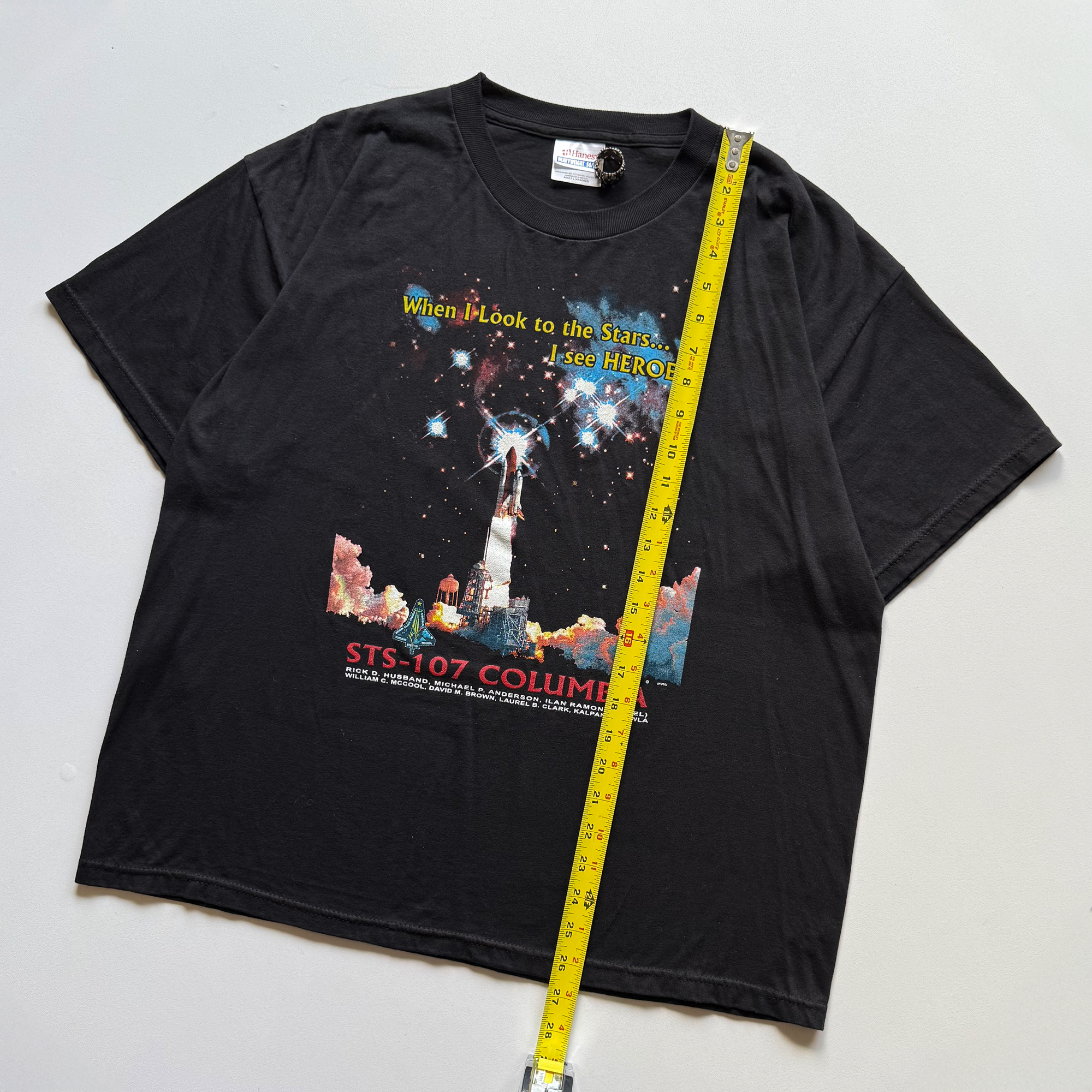 Vintage 2003 NASA STS-107 Columbia Memorial Tee (Large)
