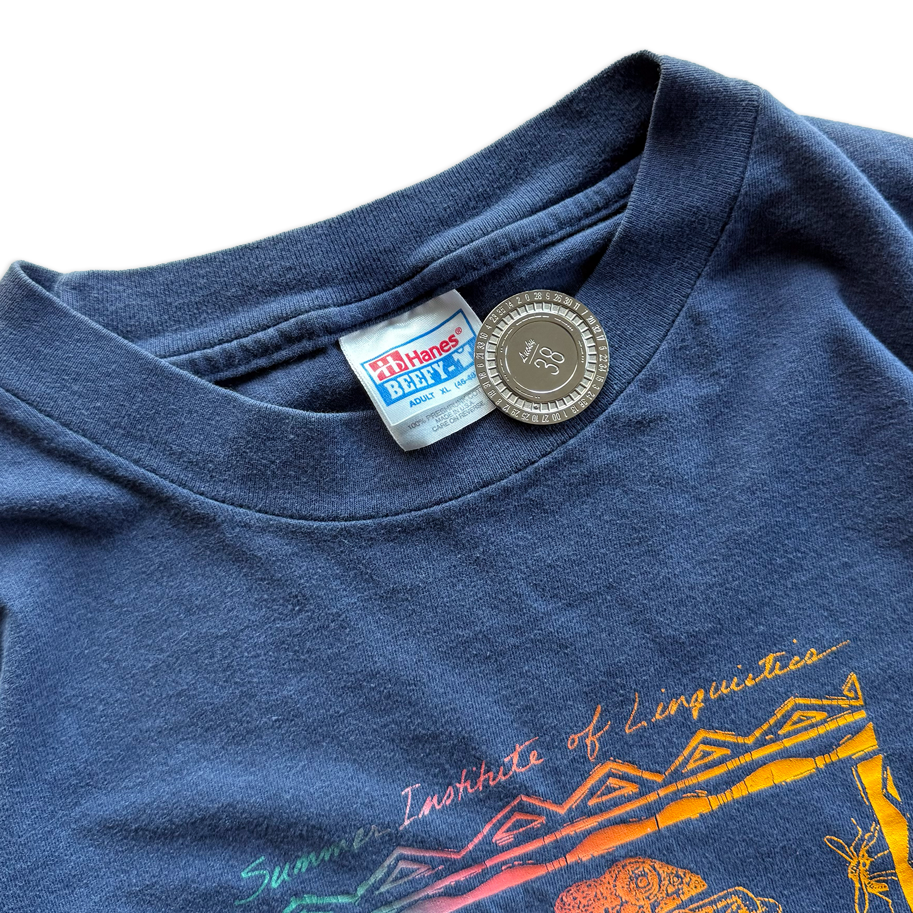 Vintage 1995 Summer Institute of Linguistics Chameleon Tee