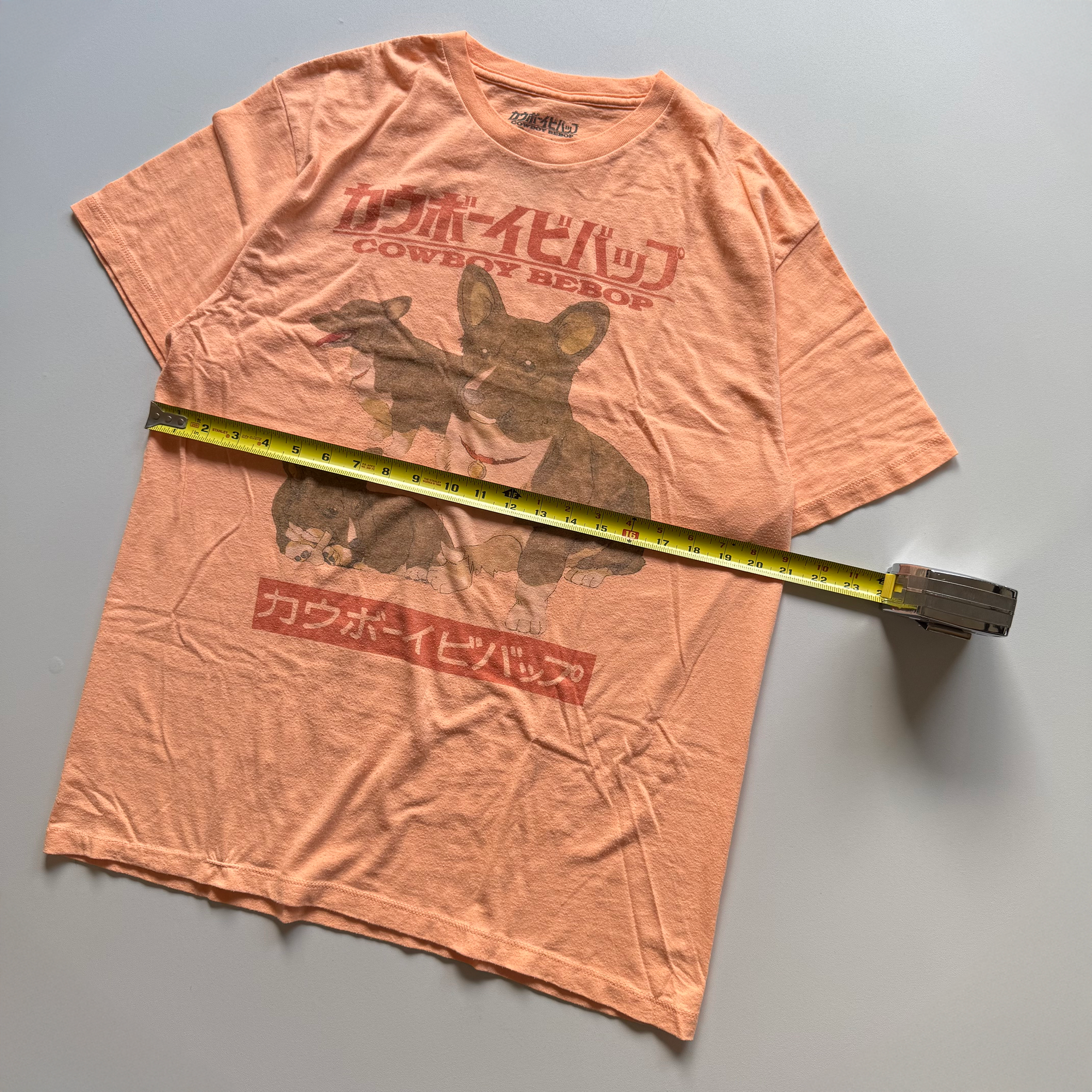 Vintage 2010s Cowboy Bebop Ein Corgi Sunrise Funimation Tee (Large)