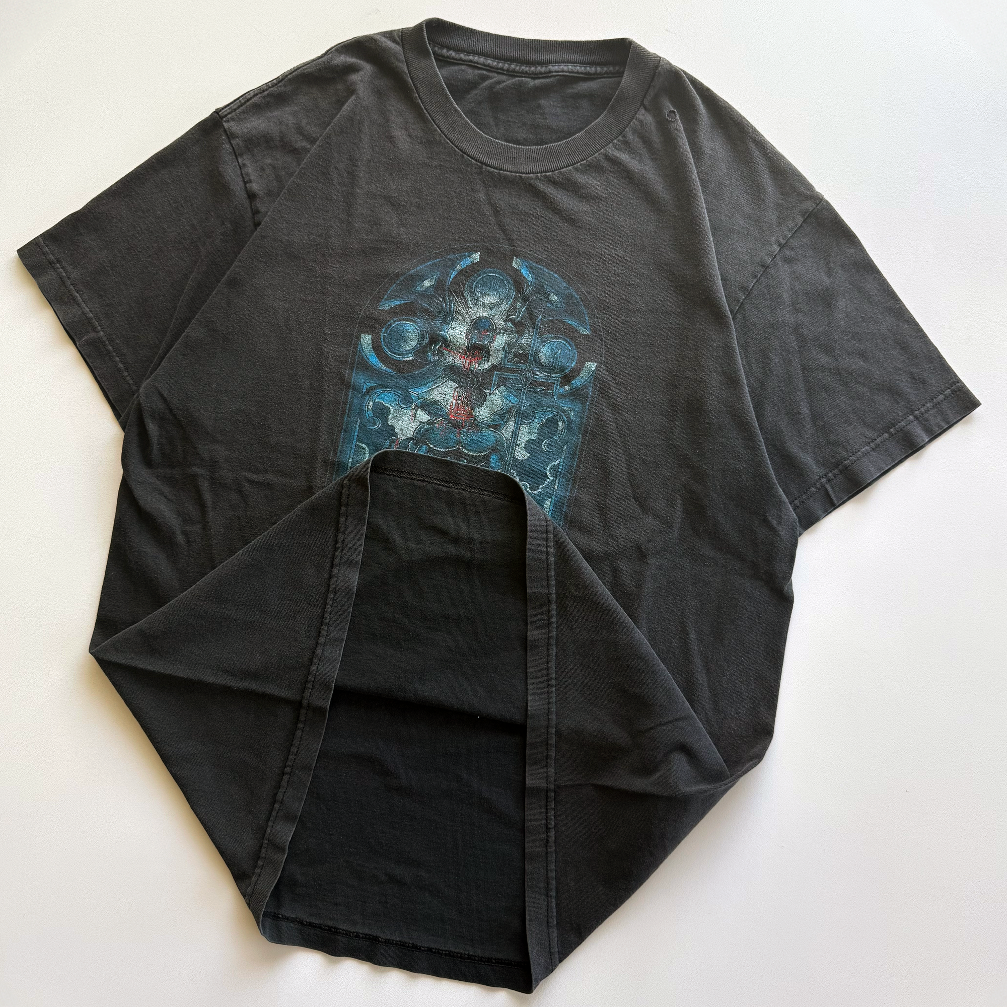 Vintage 2000s Malphas Black Metal Band Tee