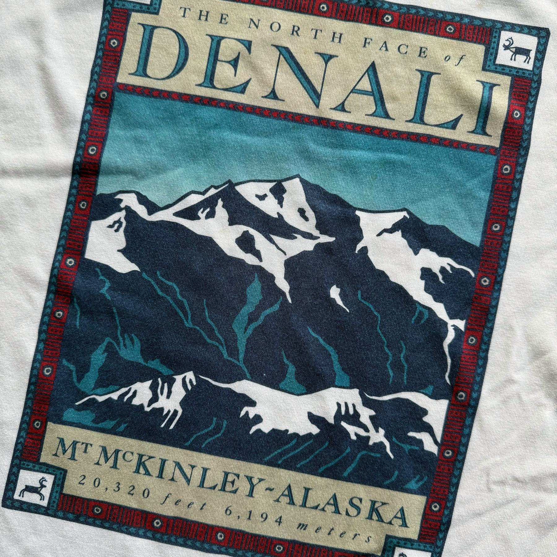 Vintage 1990s The North Face Denali Mt. McKinley L/S Tee