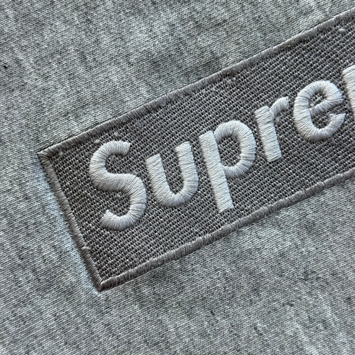 Supreme FW03 Silver Box Logo Crewneck Sweatshirt