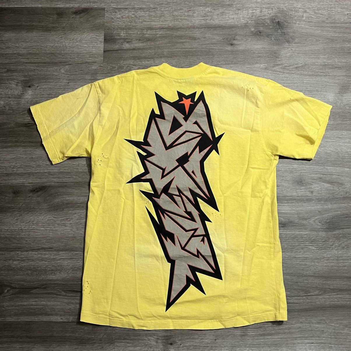 Hellstar Crack Print Logo Unreleased Tee