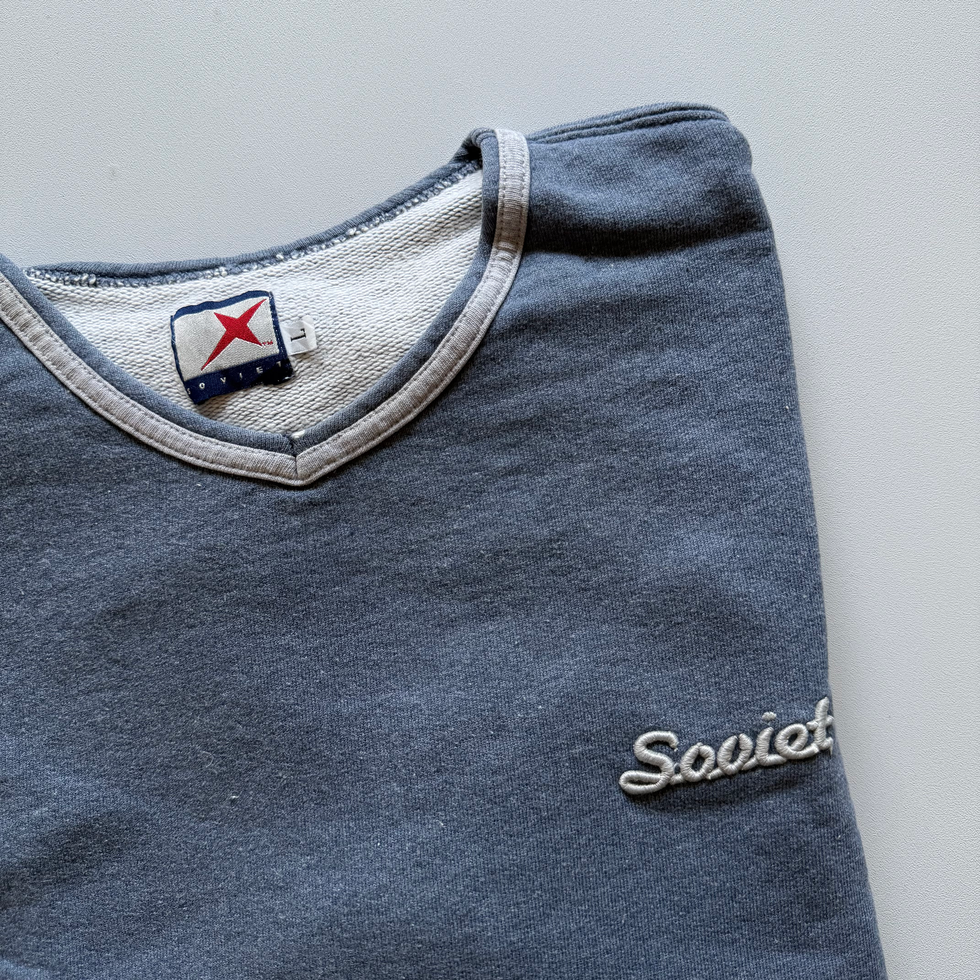 Vintage 1990s Soviet Script Sweatshirt
