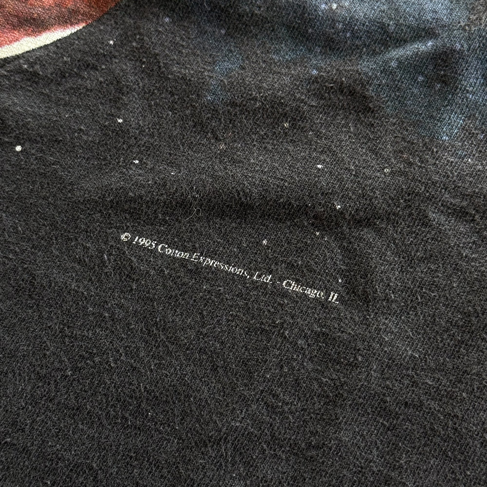 Vintage 1995 Milky Way Galaxy Solar System AOP Astronomy Tee