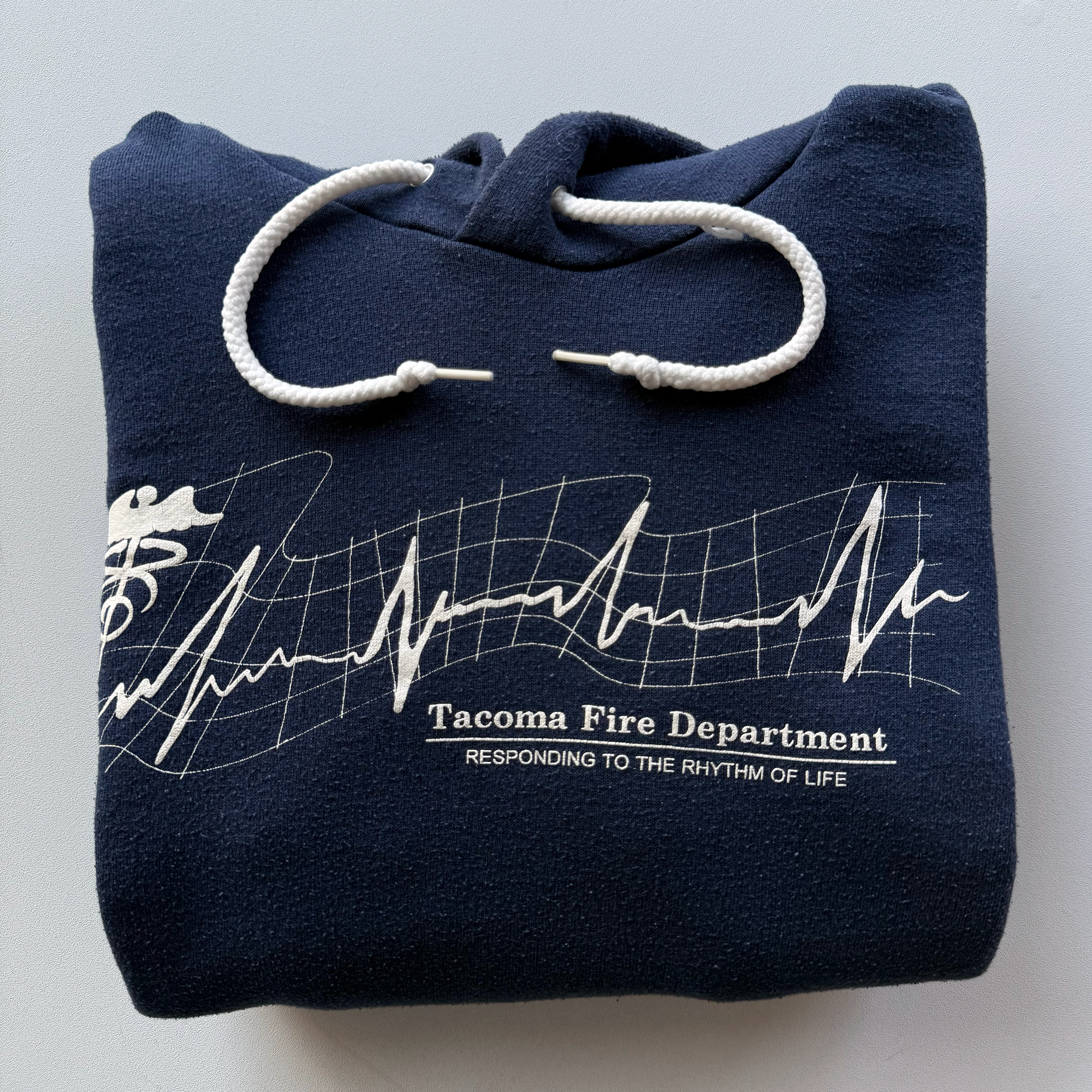 Vintage 1990s Tacoma Fire Department Hanes Hoodie
