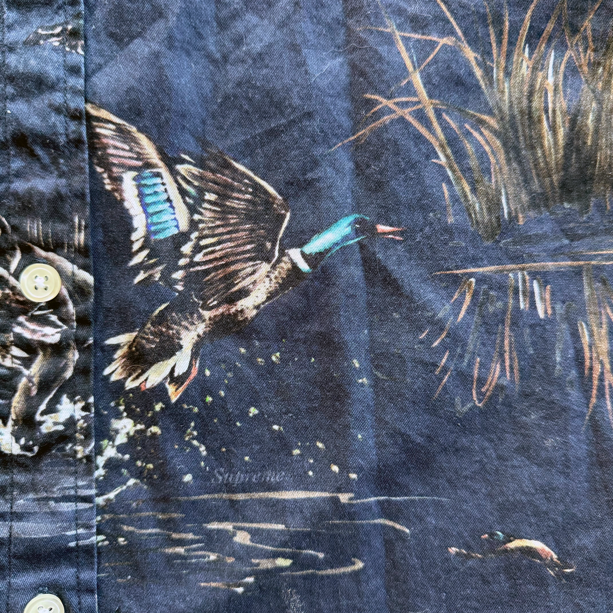Supreme FW12 Dogs Ducks Button Up Shirt