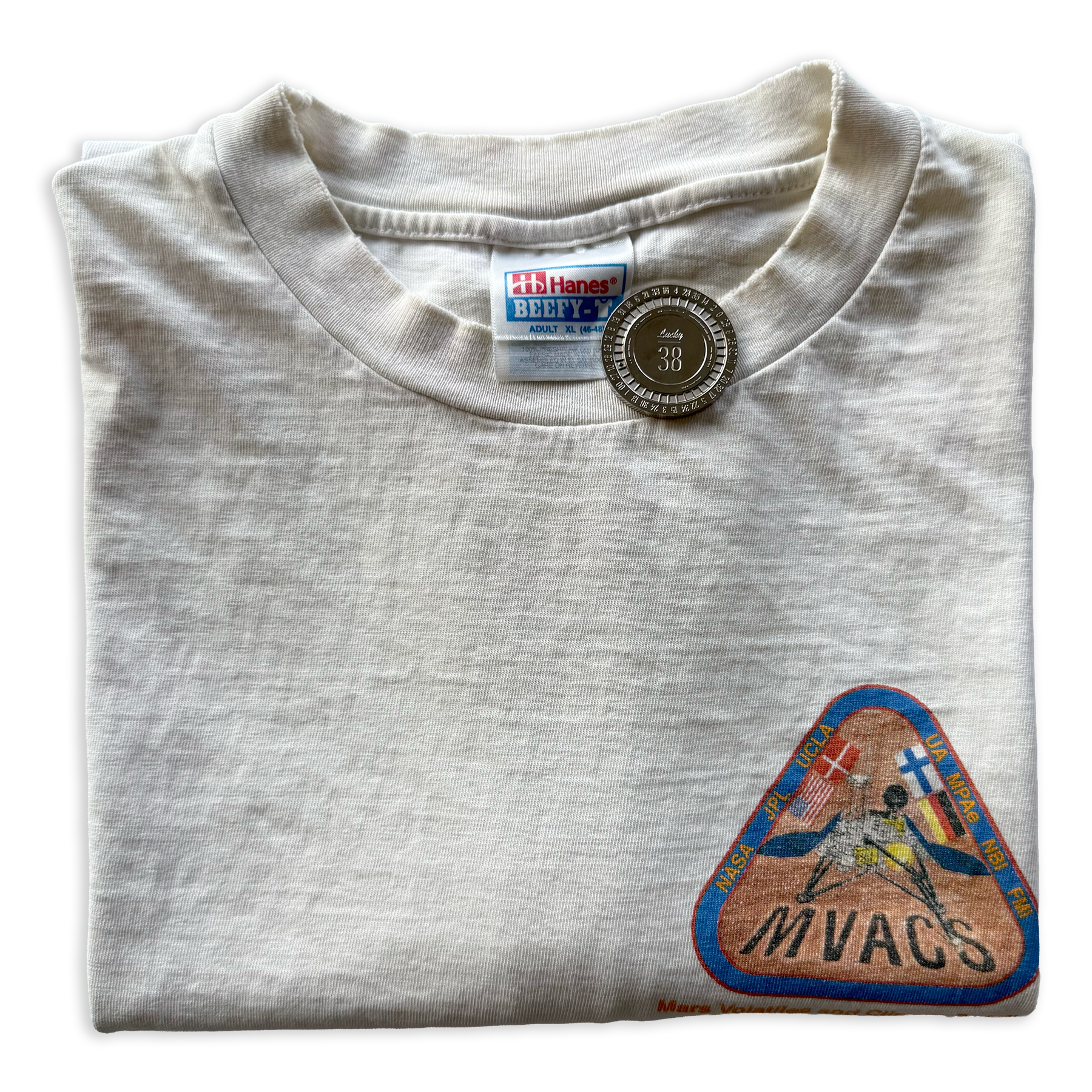 Vintage 1999 NASA Mars Volatiles and Climate Surveyor MVACS Tee